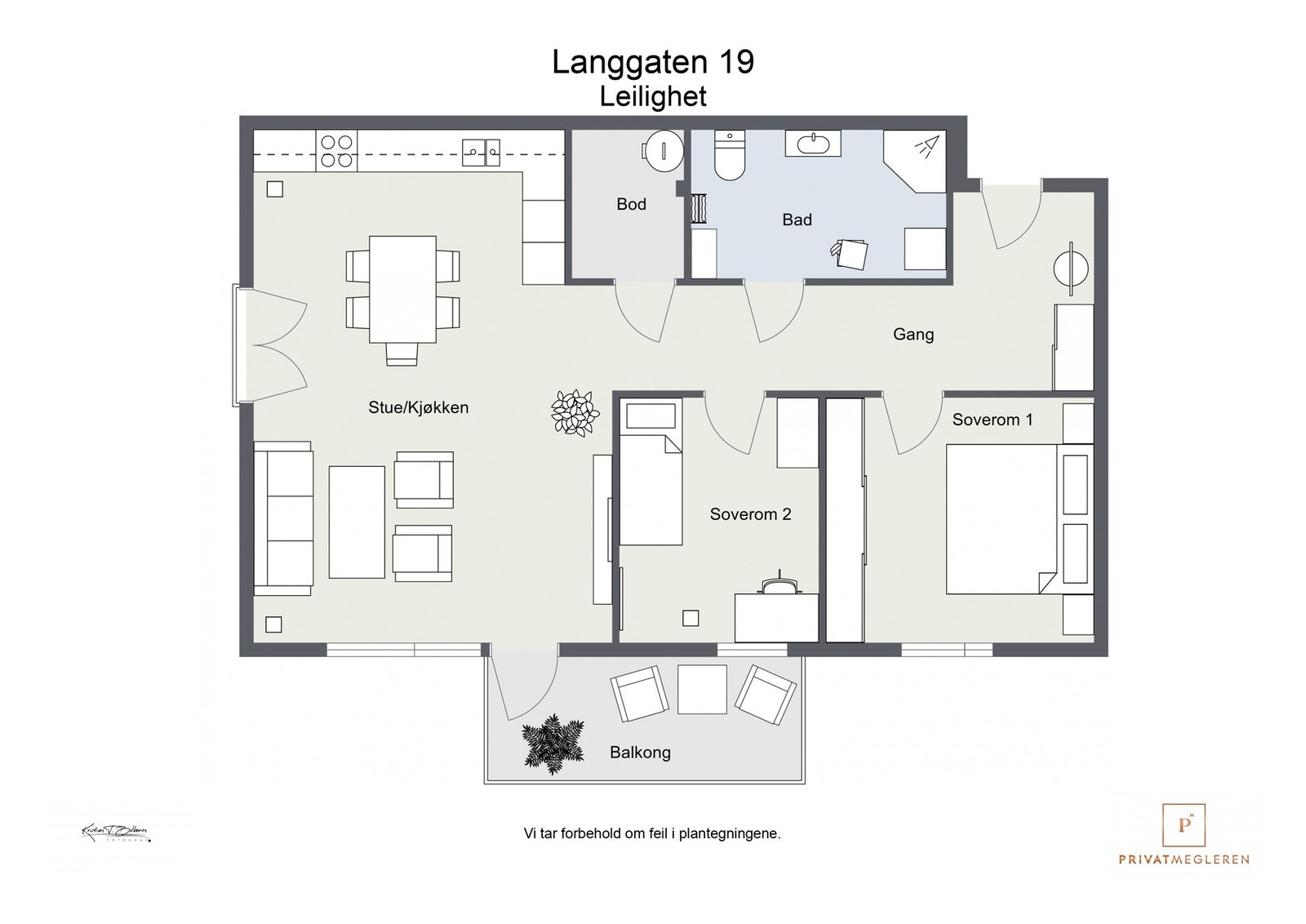 Plantegning. Galleribilde