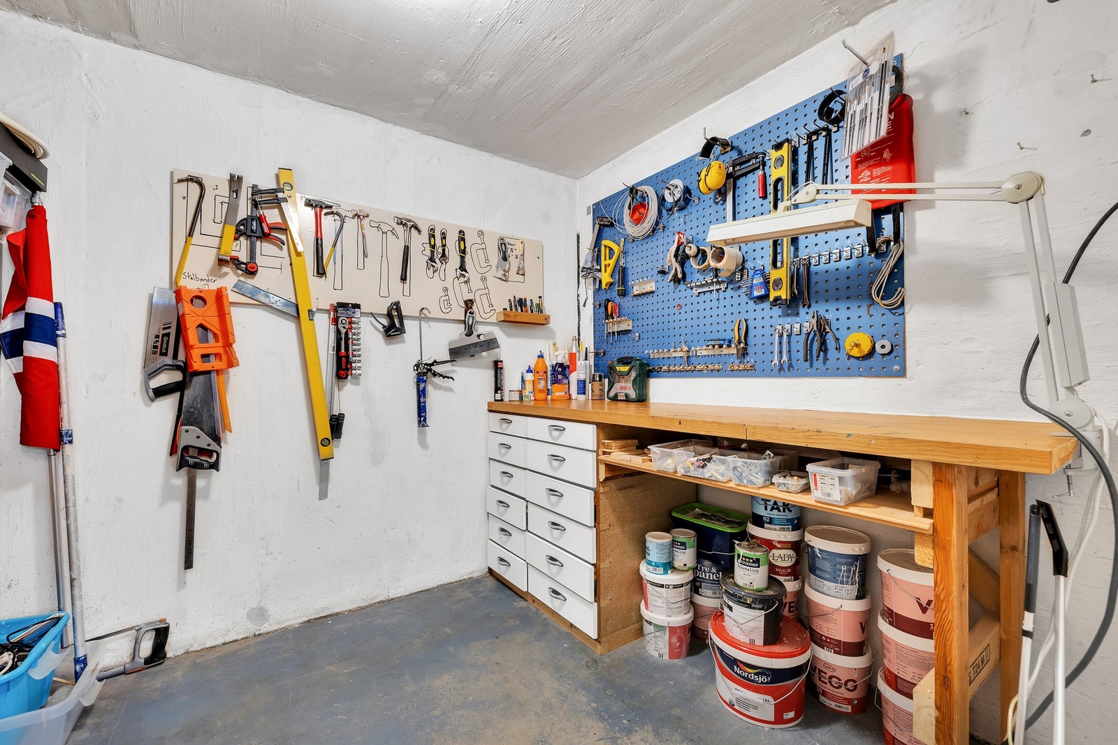 Det er i tillegg en egen redskapsbod på 5,7 kvm. Galleribilde