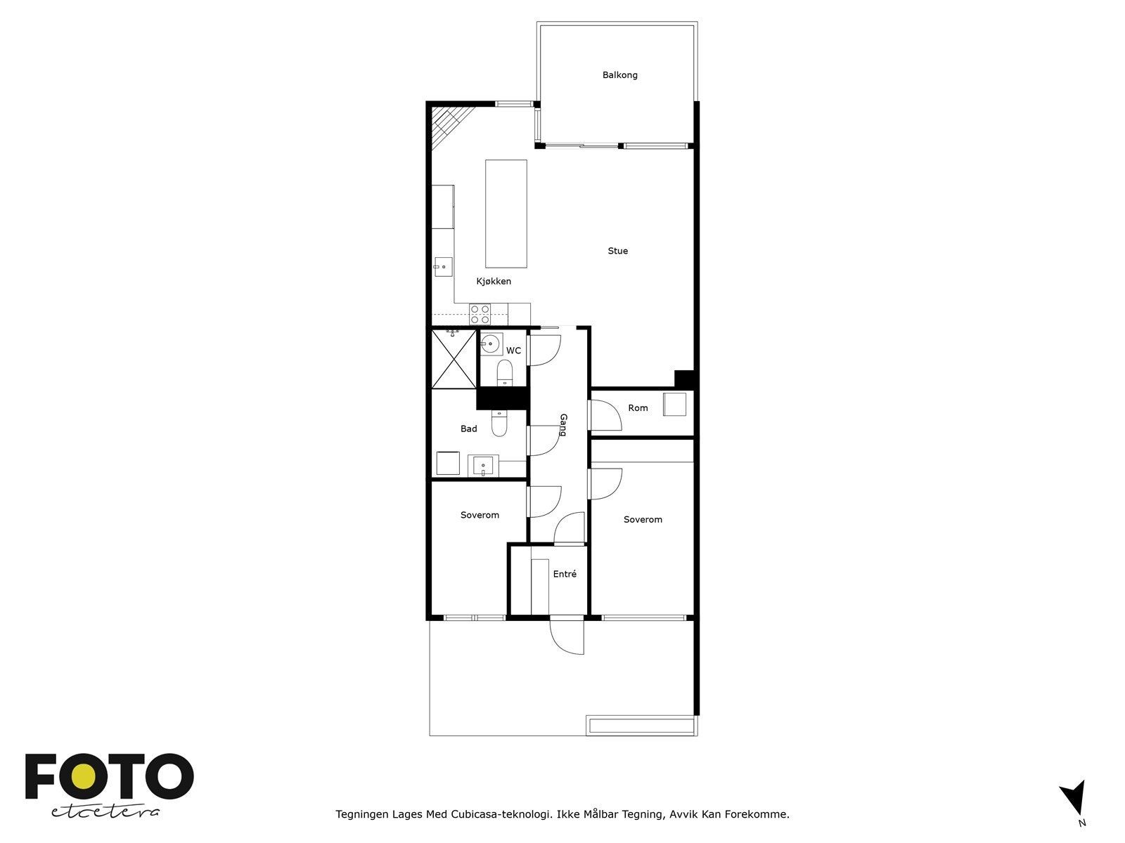 Planskisse Sara Petersons Vei 140. Galleribilde