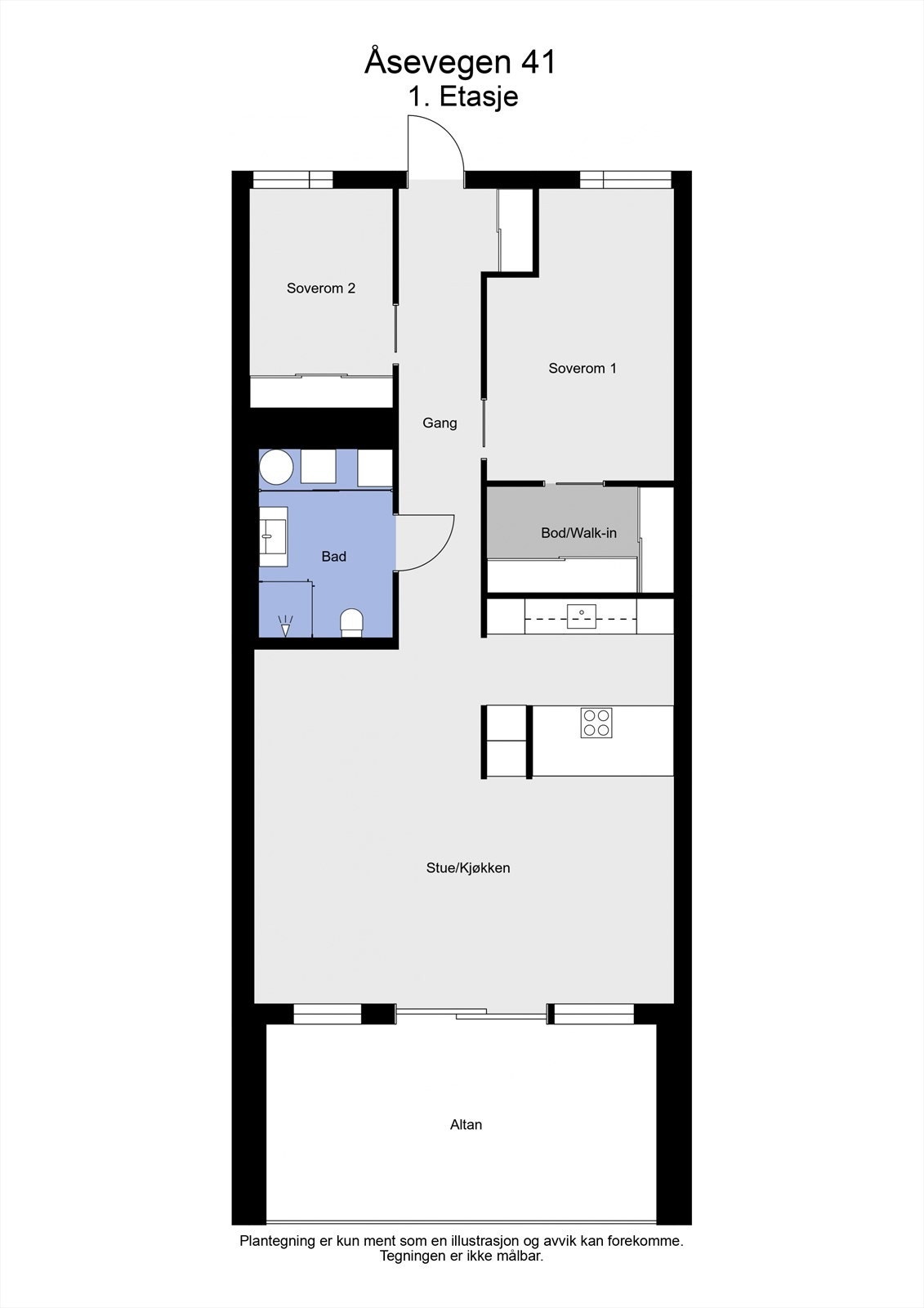2 D plantegning Galleribilde