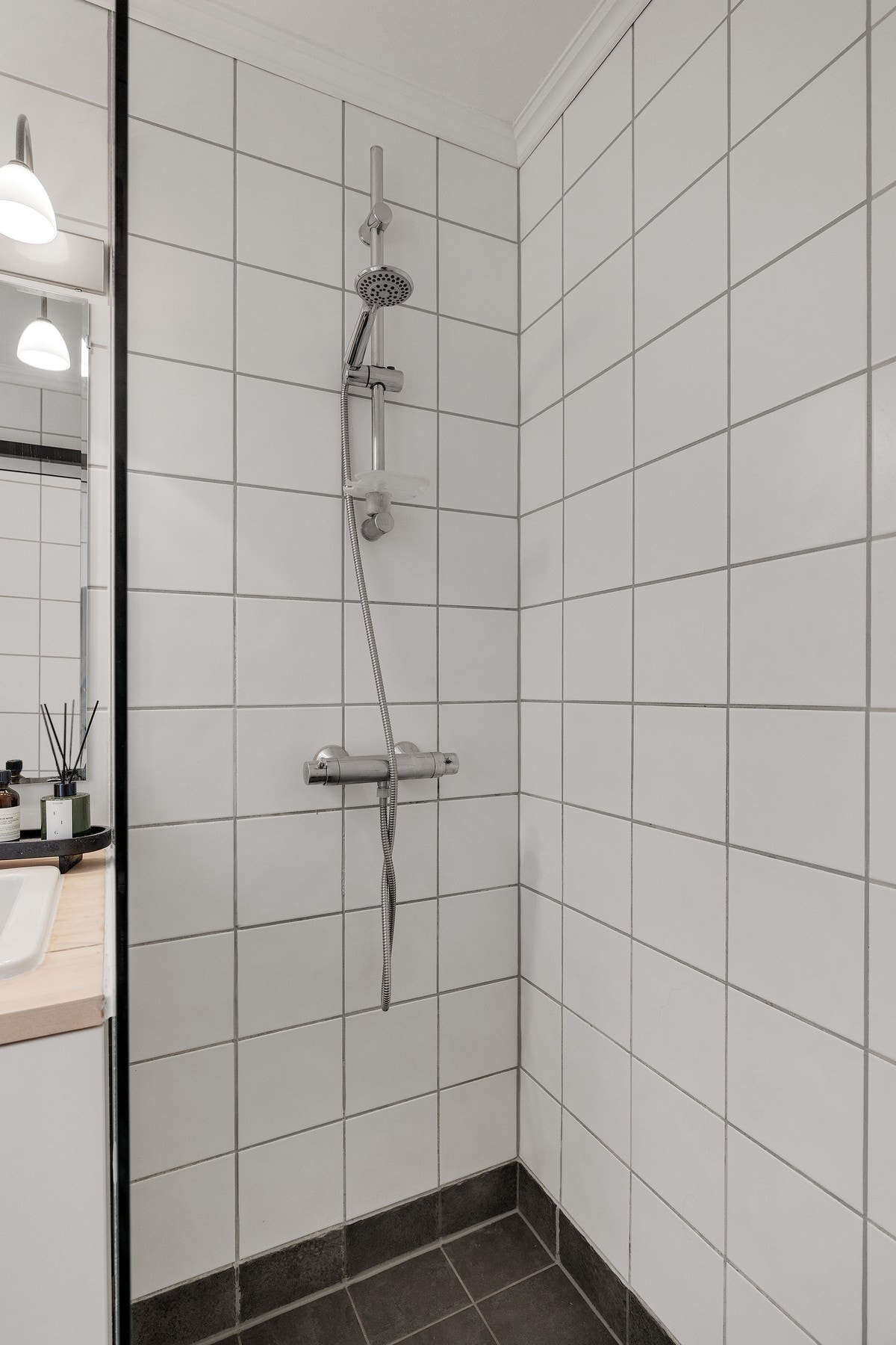 Dusj med glassvegg. Galleribilde