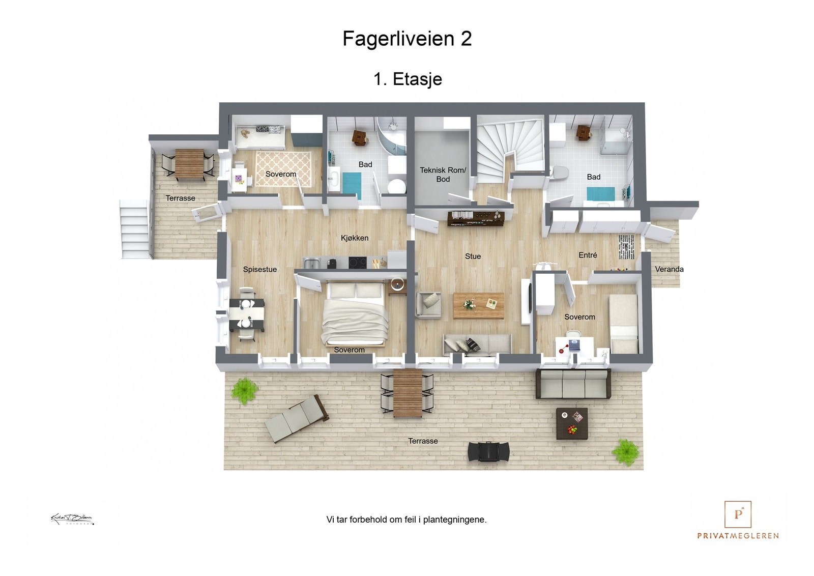 Plantegning 1. etasje. Galleribilde