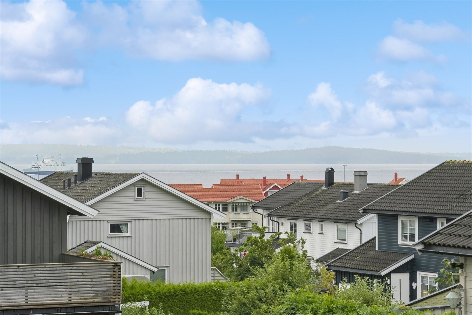 Fin fjordutsikt fra 2. etasje. Galleribilde