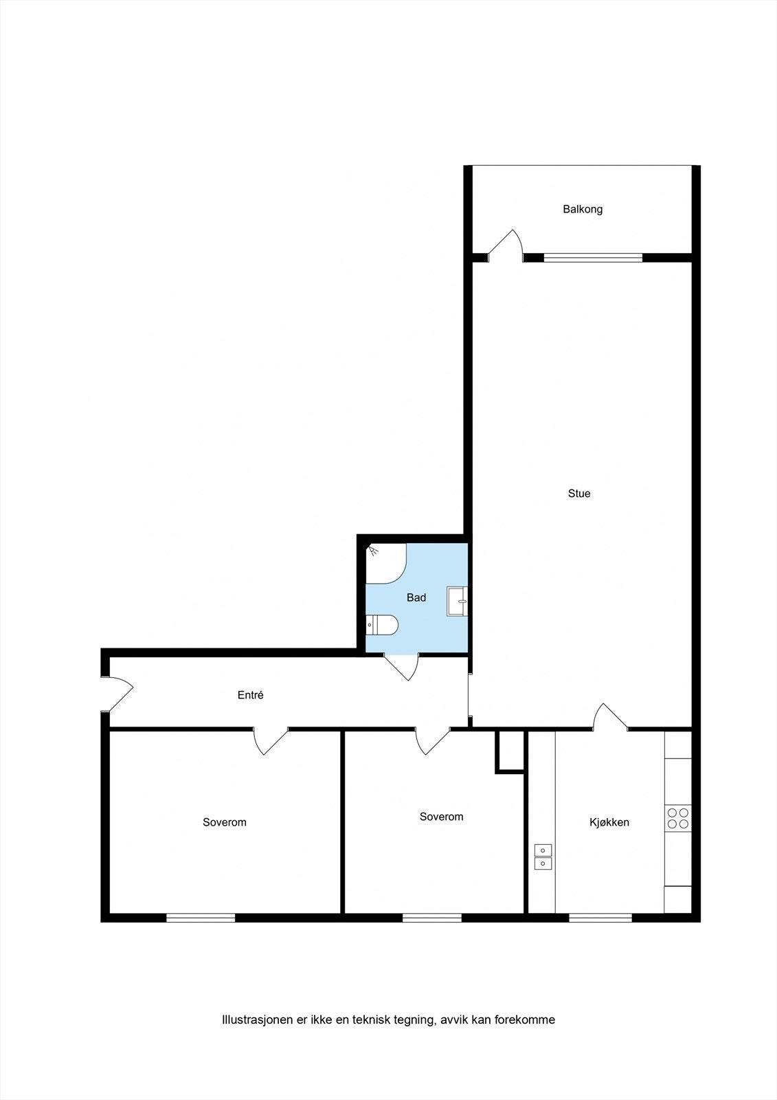 Planskisse Galleribilde