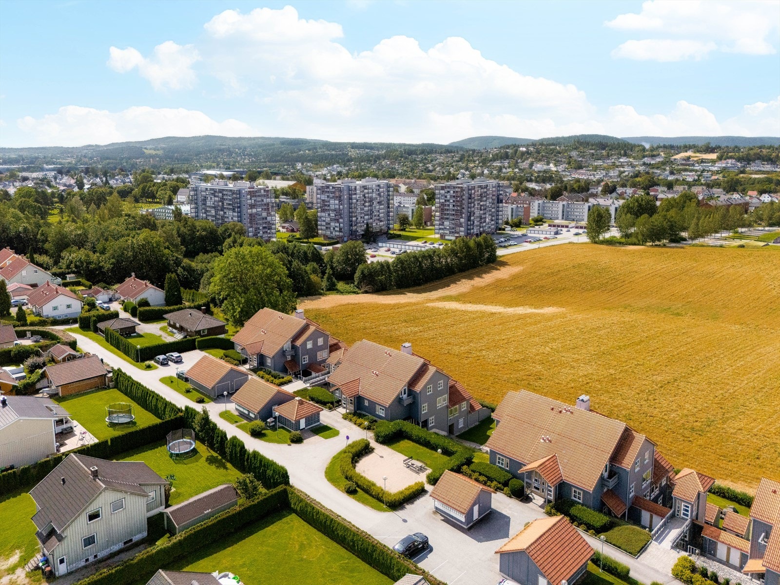 Det er kort vei til Skien sentrum, med kjøpesentre og butikker, kafeer og restauranter, samt diverse kulturtilbud og togstasjon. Galleribilde