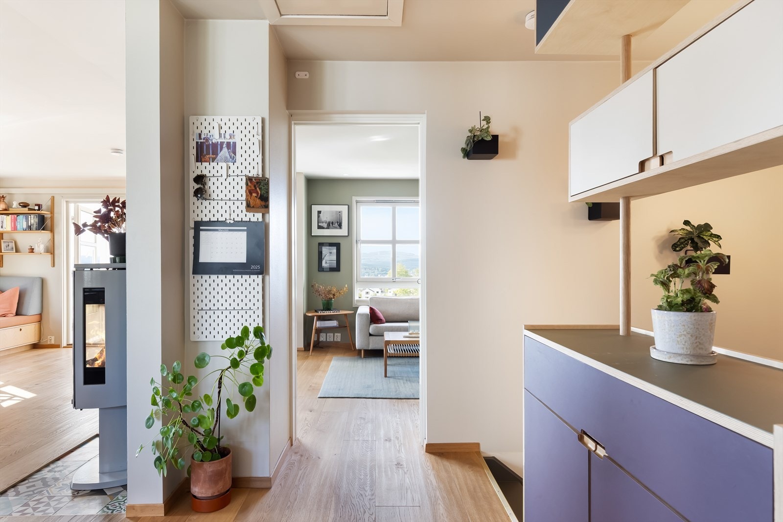 Planløsningen gir sømløs overgang mellom sonene Galleribilde