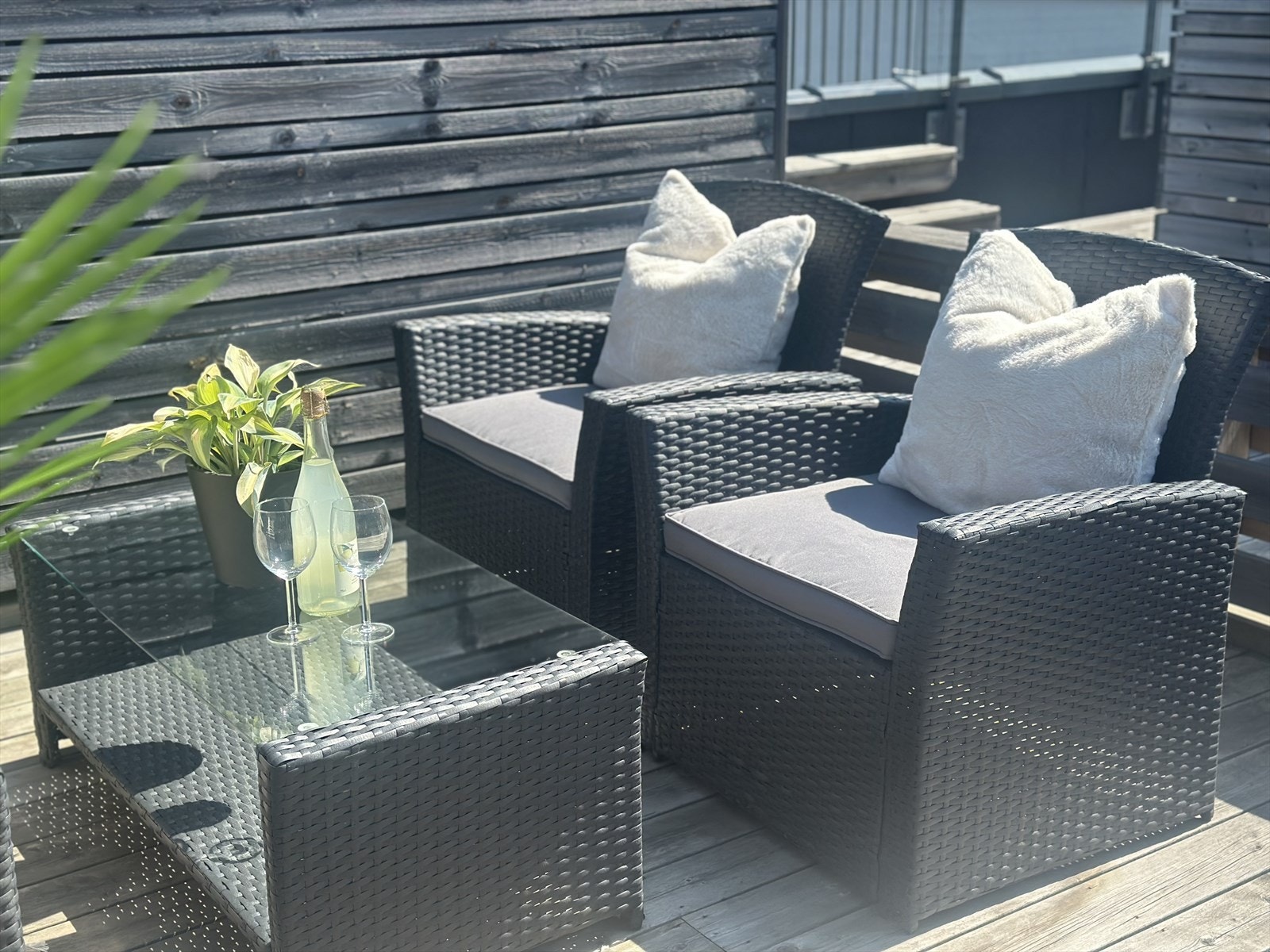 Takterrasse - privat parsell/bås Galleribilde