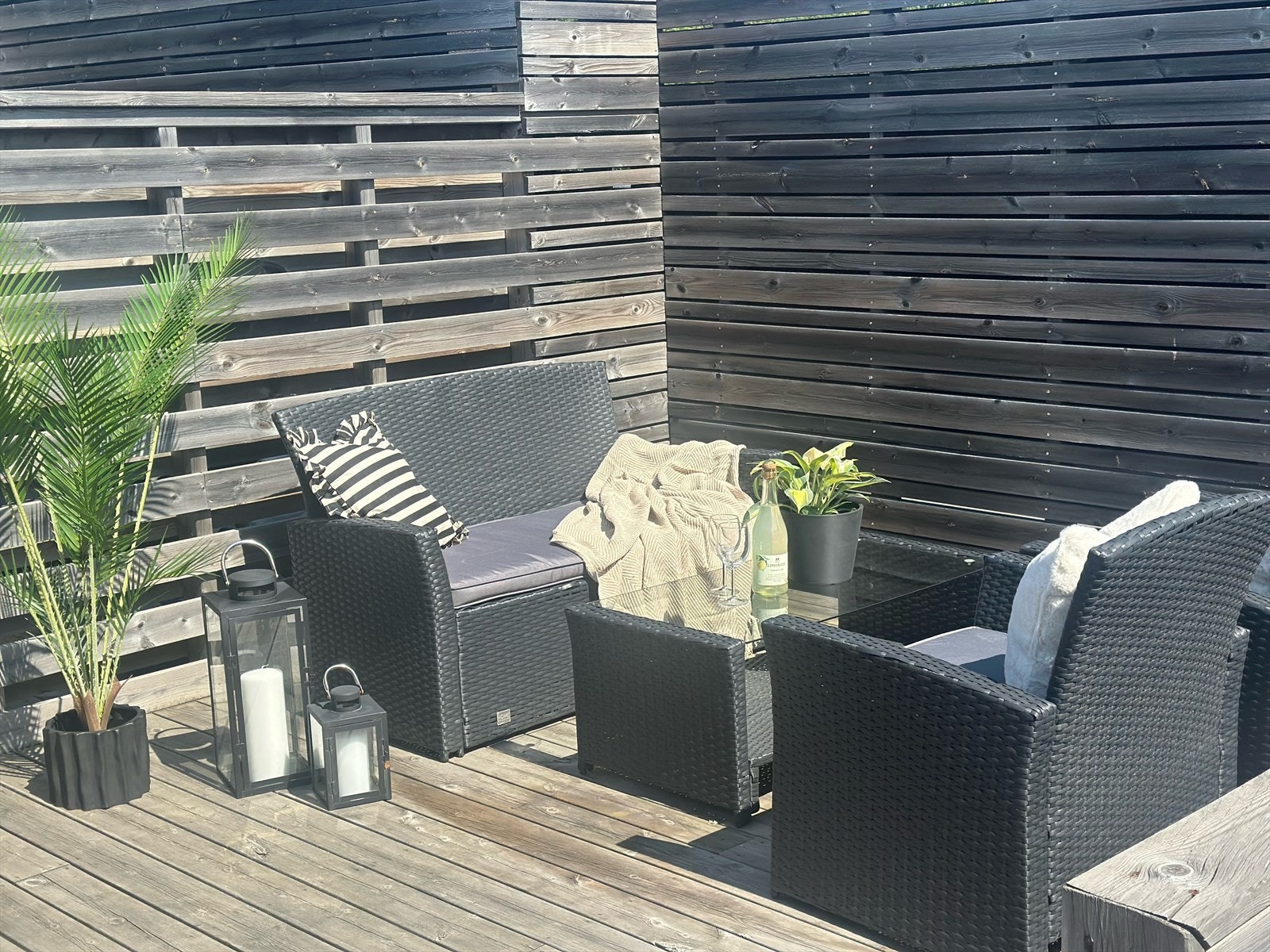 Takterrasse - privat parsell/bås Galleribilde