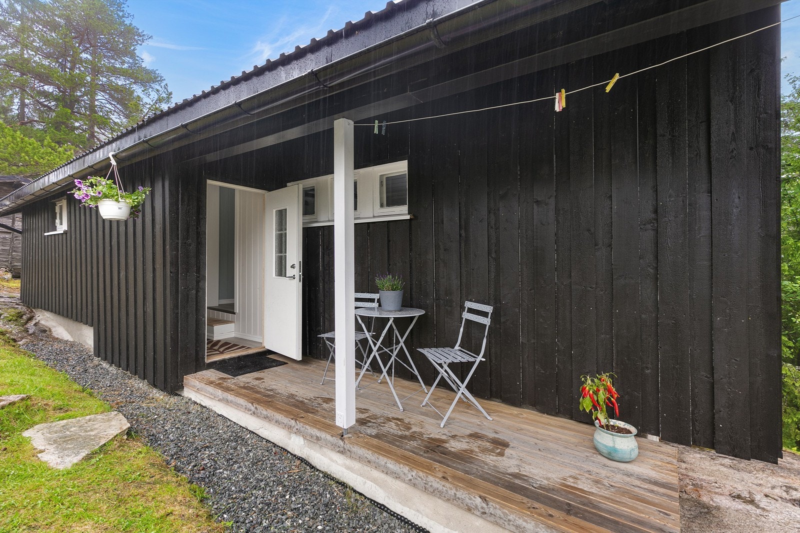 Overbygget inngangsparti Galleribilde