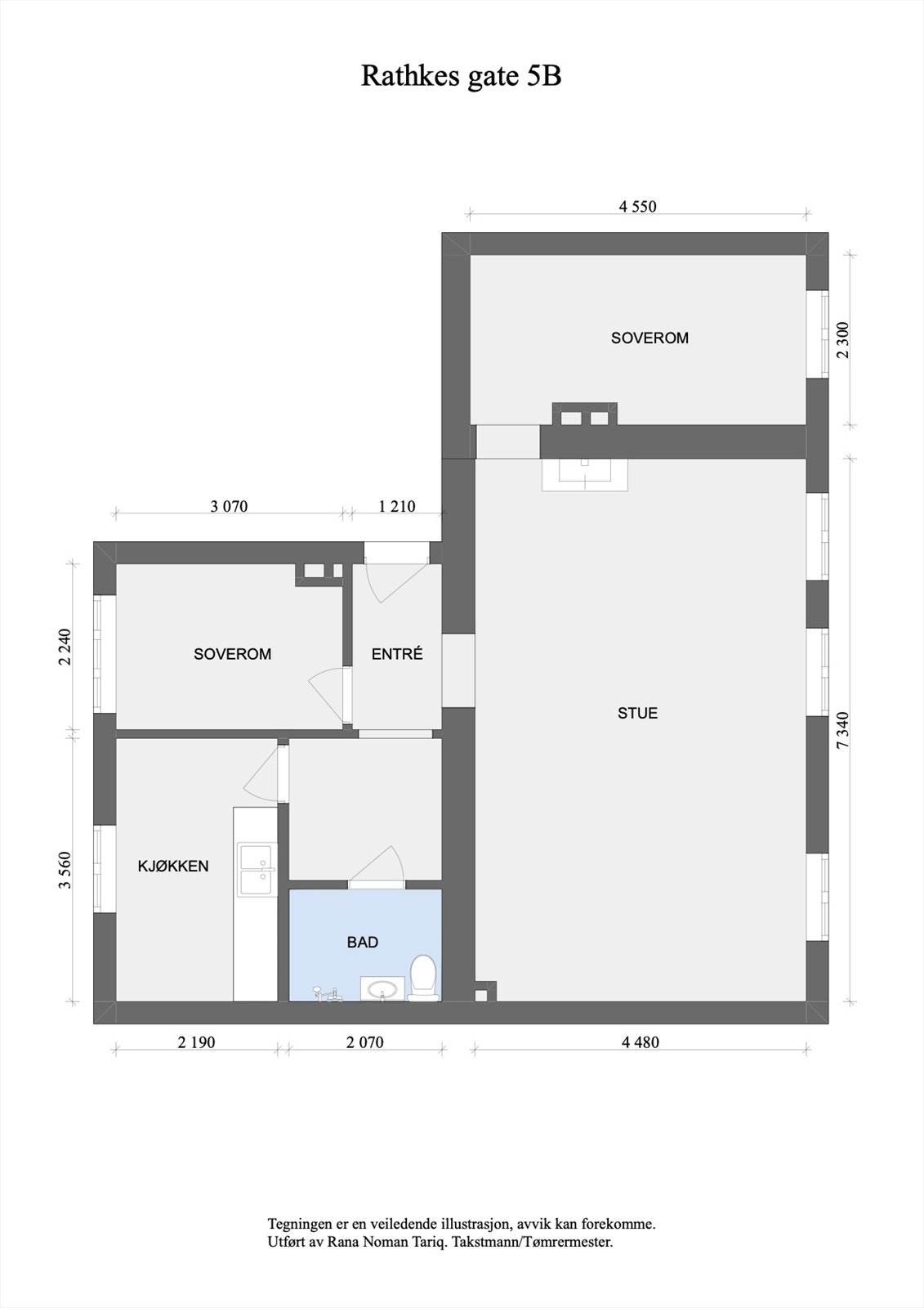 Plantegning Galleribilde