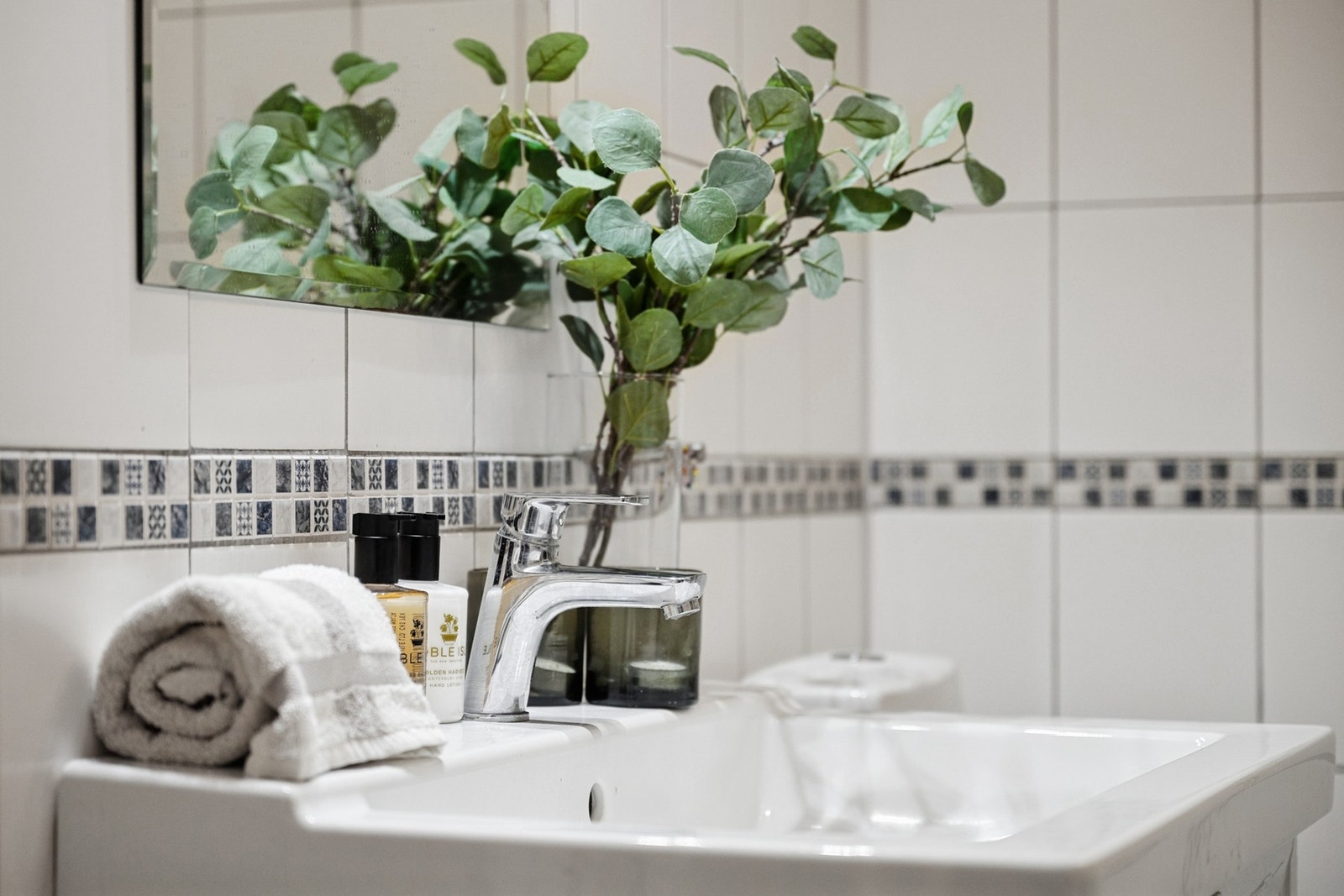 Detalj fra baderommet. Galleribilde