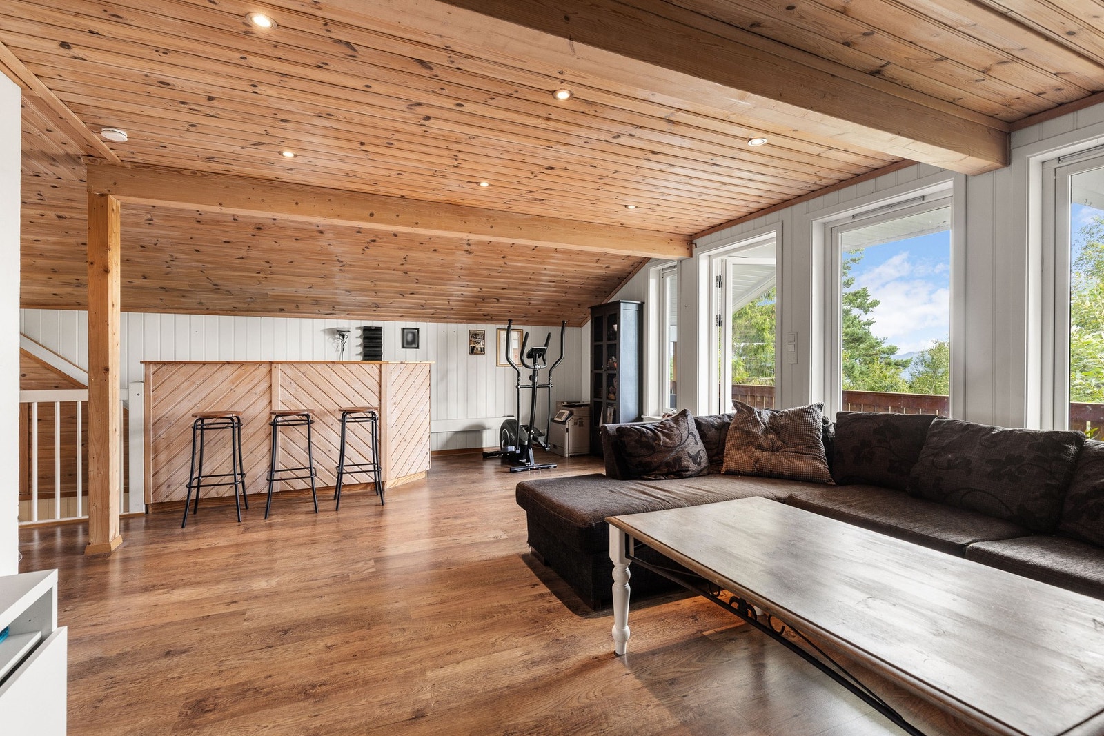 Stuen kommer godt med i familielivet. Galleribilde