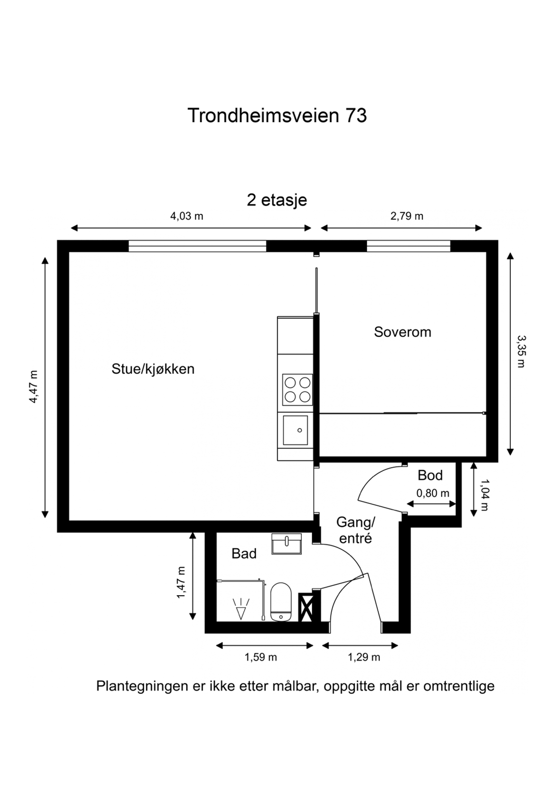 Plantegning. Galleribilde