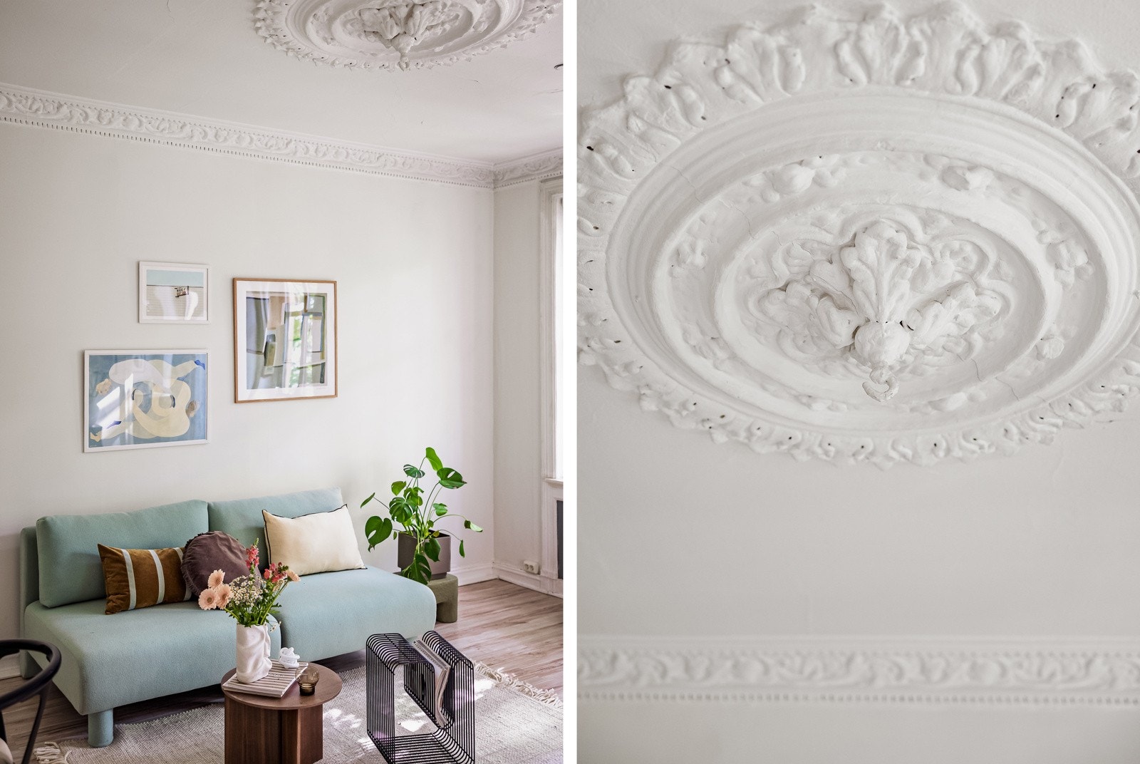 Leiligheten innfrir med god takhøyde på ca. 2,9 meter, og har i tillegg vakre detaljer som original stukkatur og rosett - ettertraktede detaljer mange drømmer om! Galleribilde