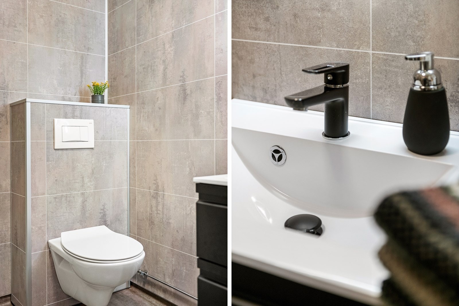 Nytt og fresht bad med dusjkabinett. Galleribilde