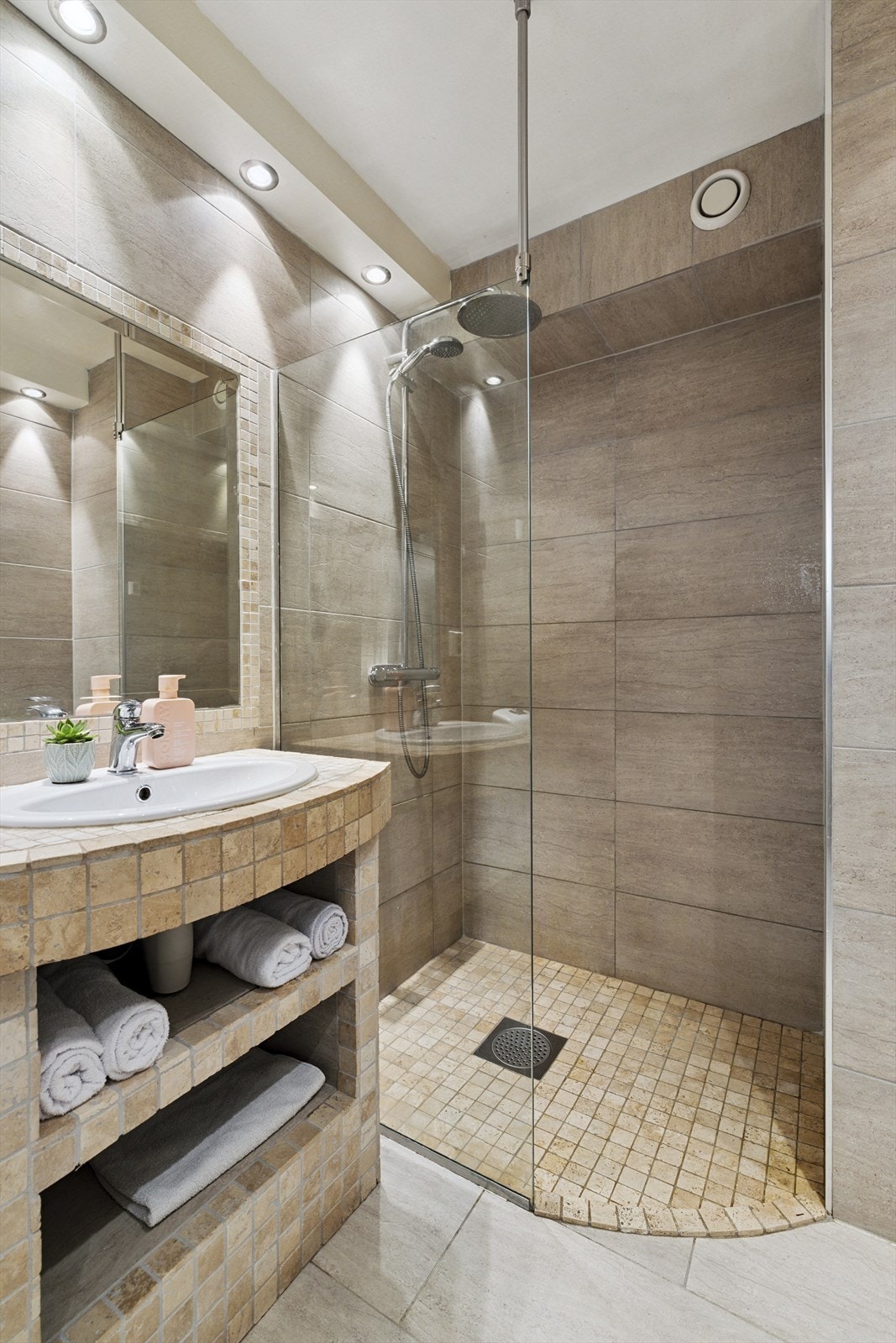 Badet har en avslappende spastemning. Galleribilde