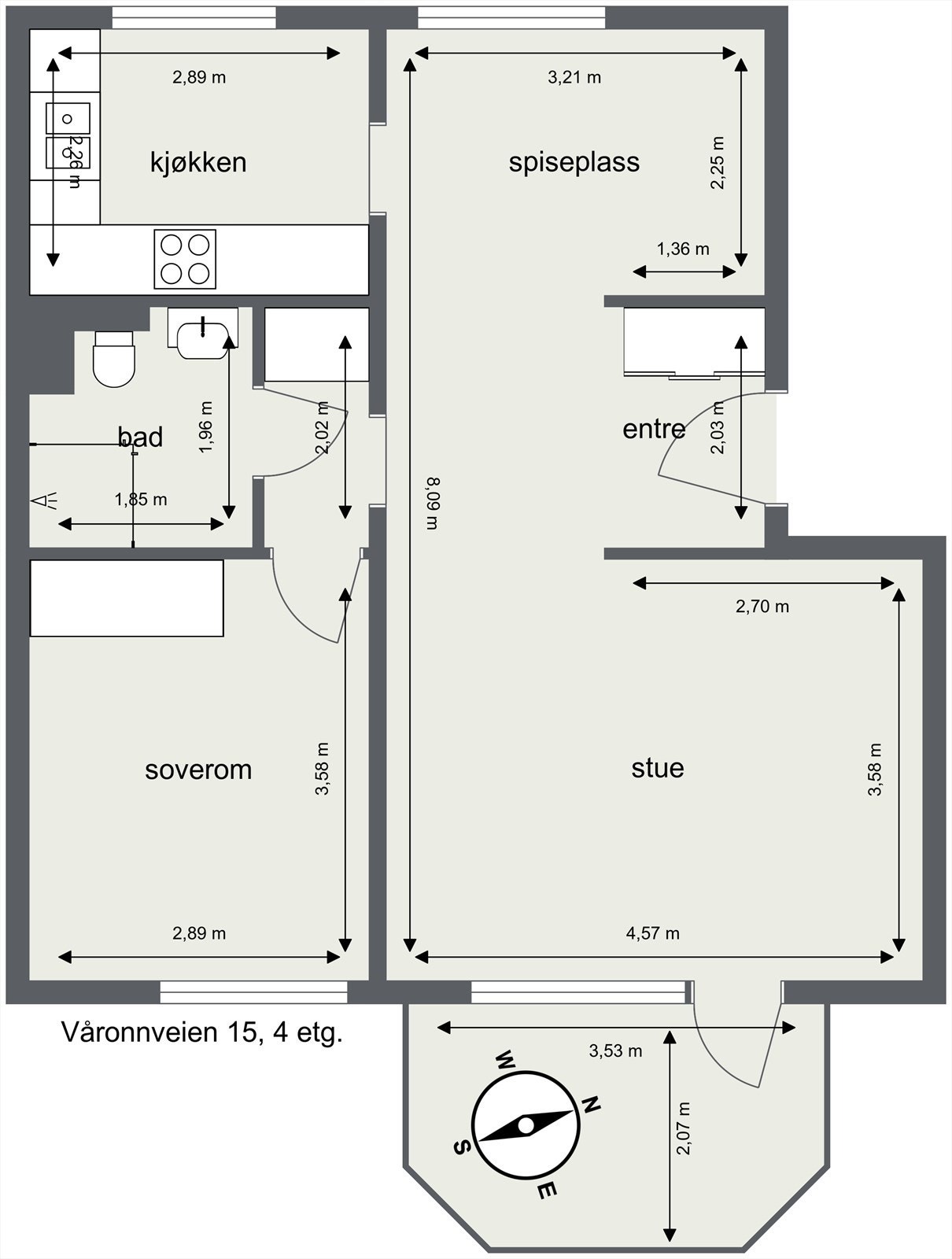 Plantegning Galleribilde