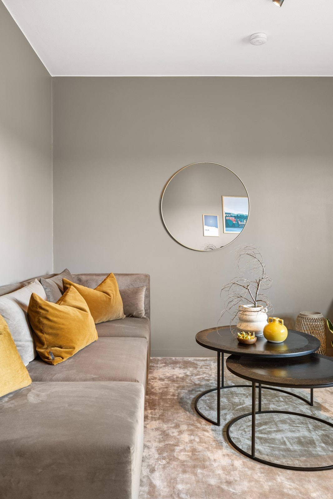 Moderne og delikate fargevalg gir en lun atmosfære, og gjør det enkelt å innrede Galleribilde