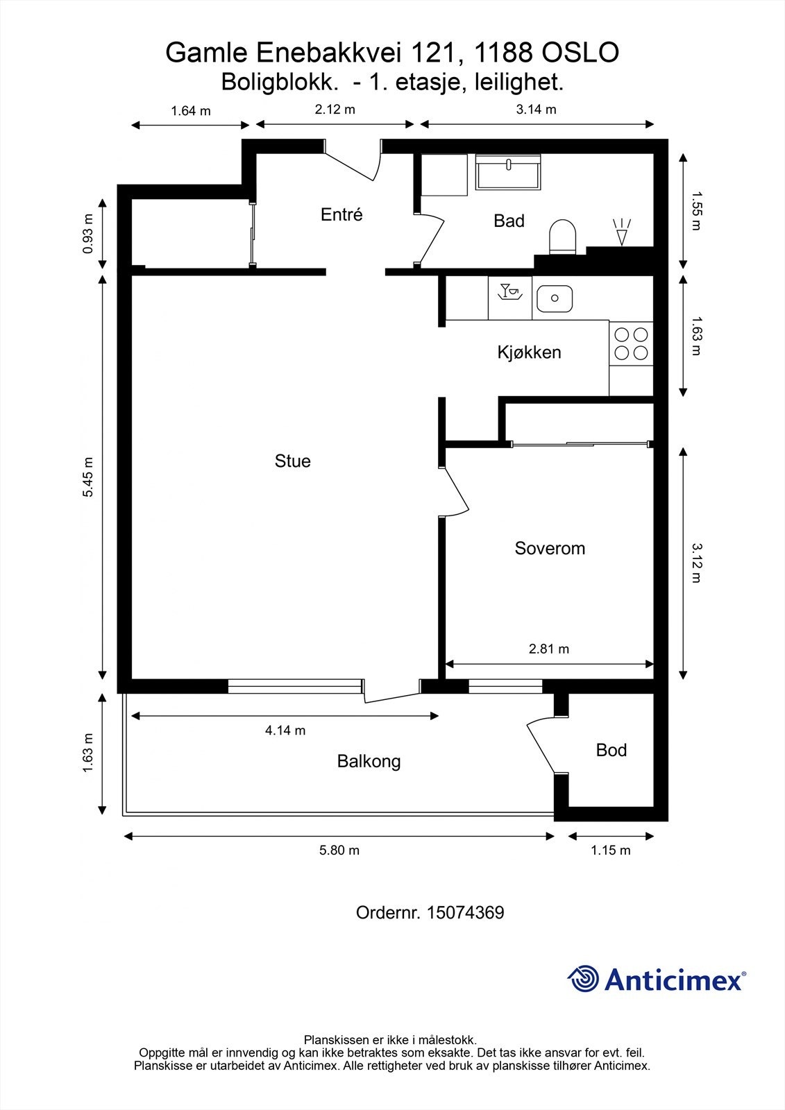 Plantegning Galleribilde