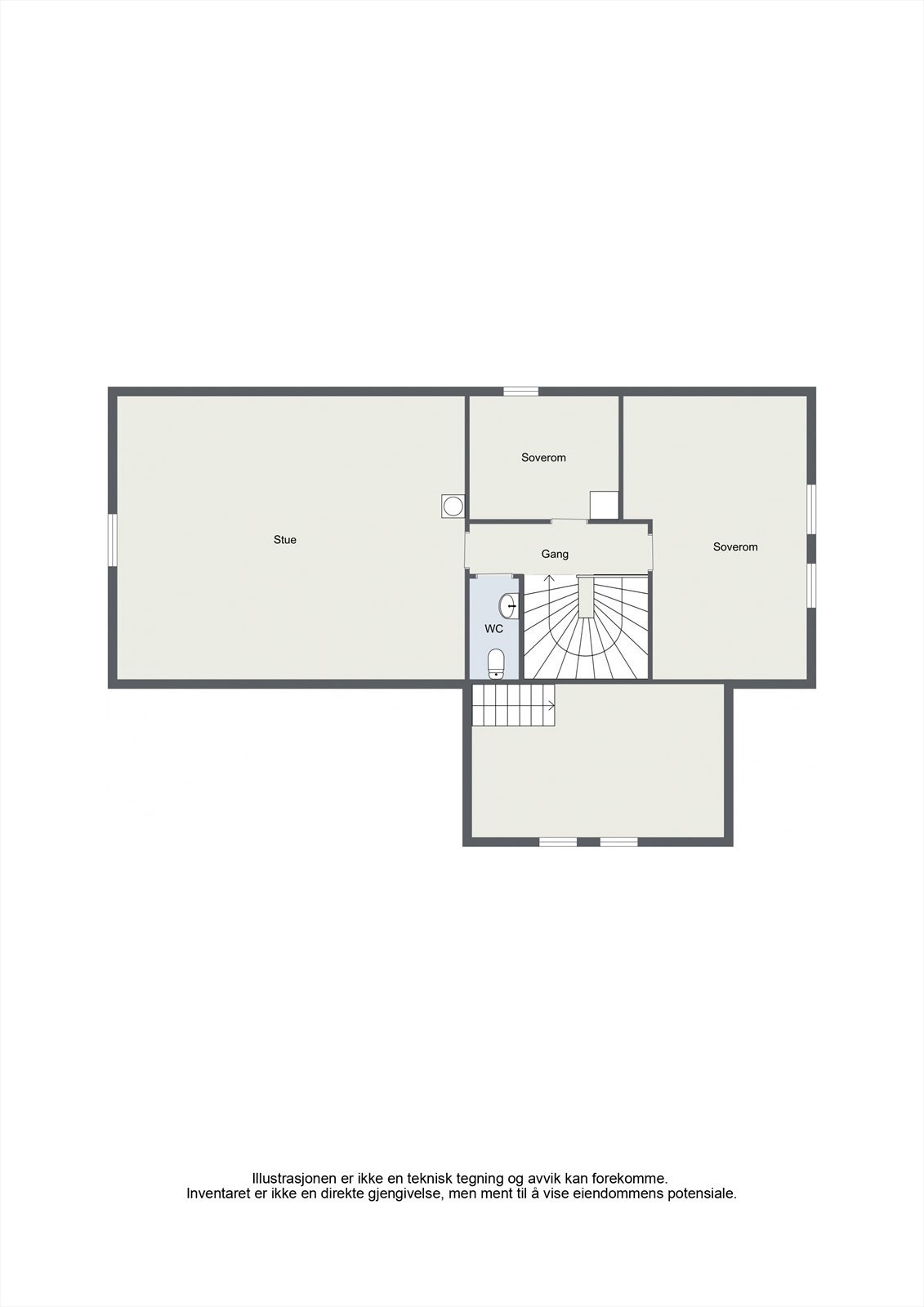 Plantegning 2. etasje. Galleribilde