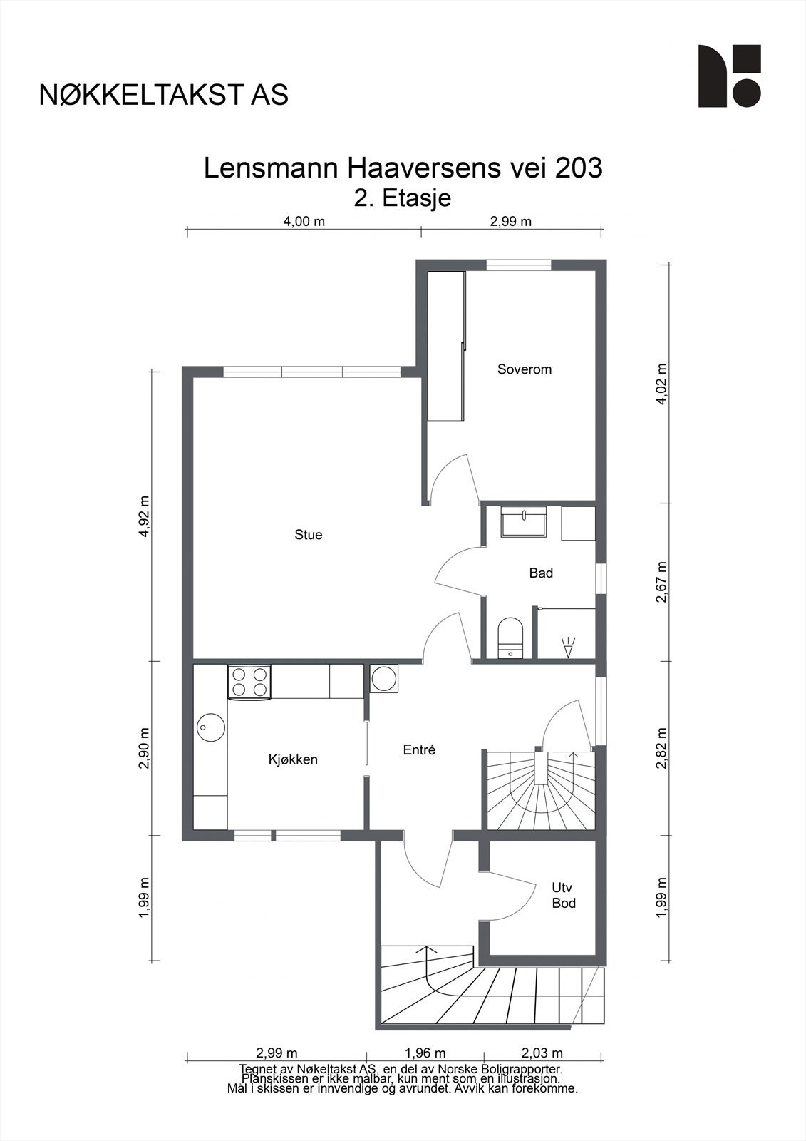 Floorplan letterhead - Lensmann Haaversens vei 203 - 2. Etasje - 2D Floor Plan.jpg Galleribilde