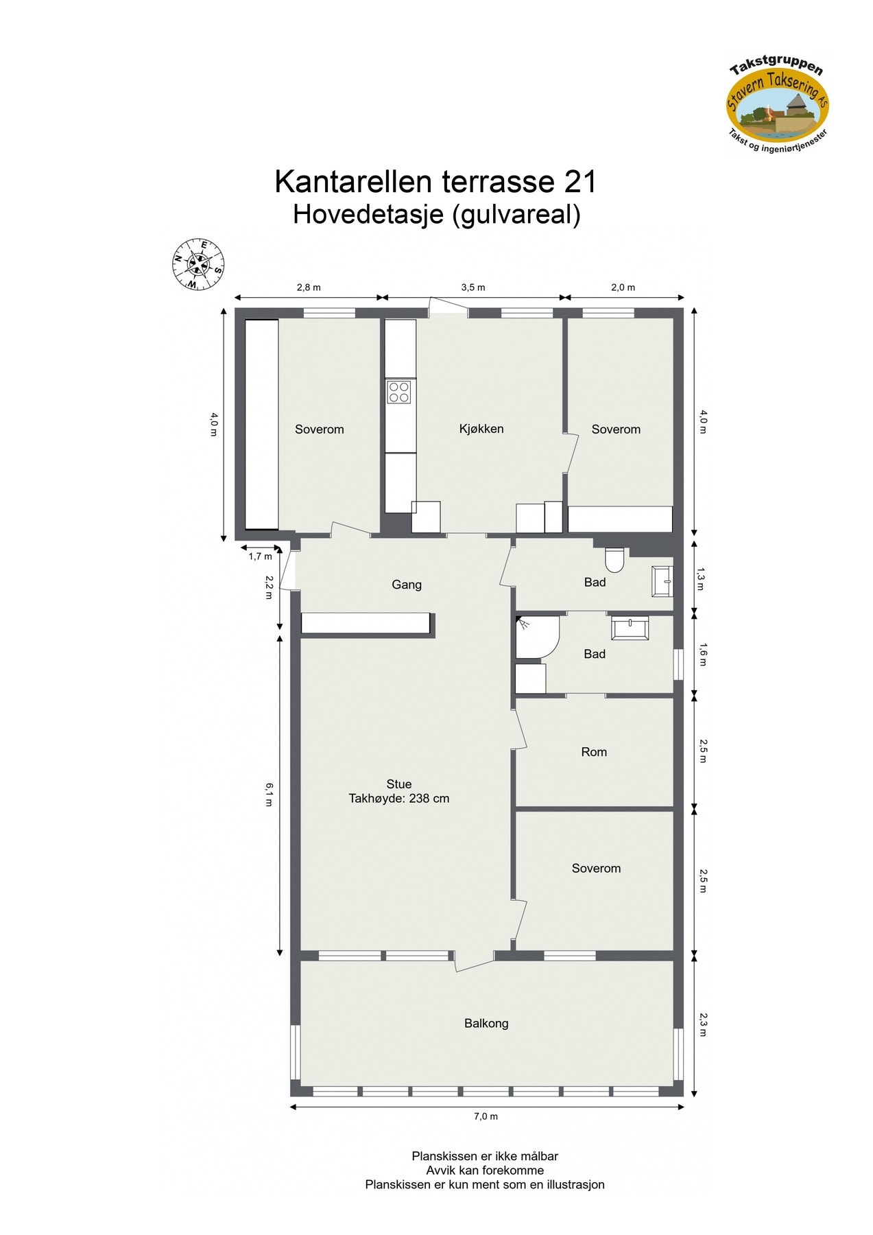 Plantegning Galleribilde