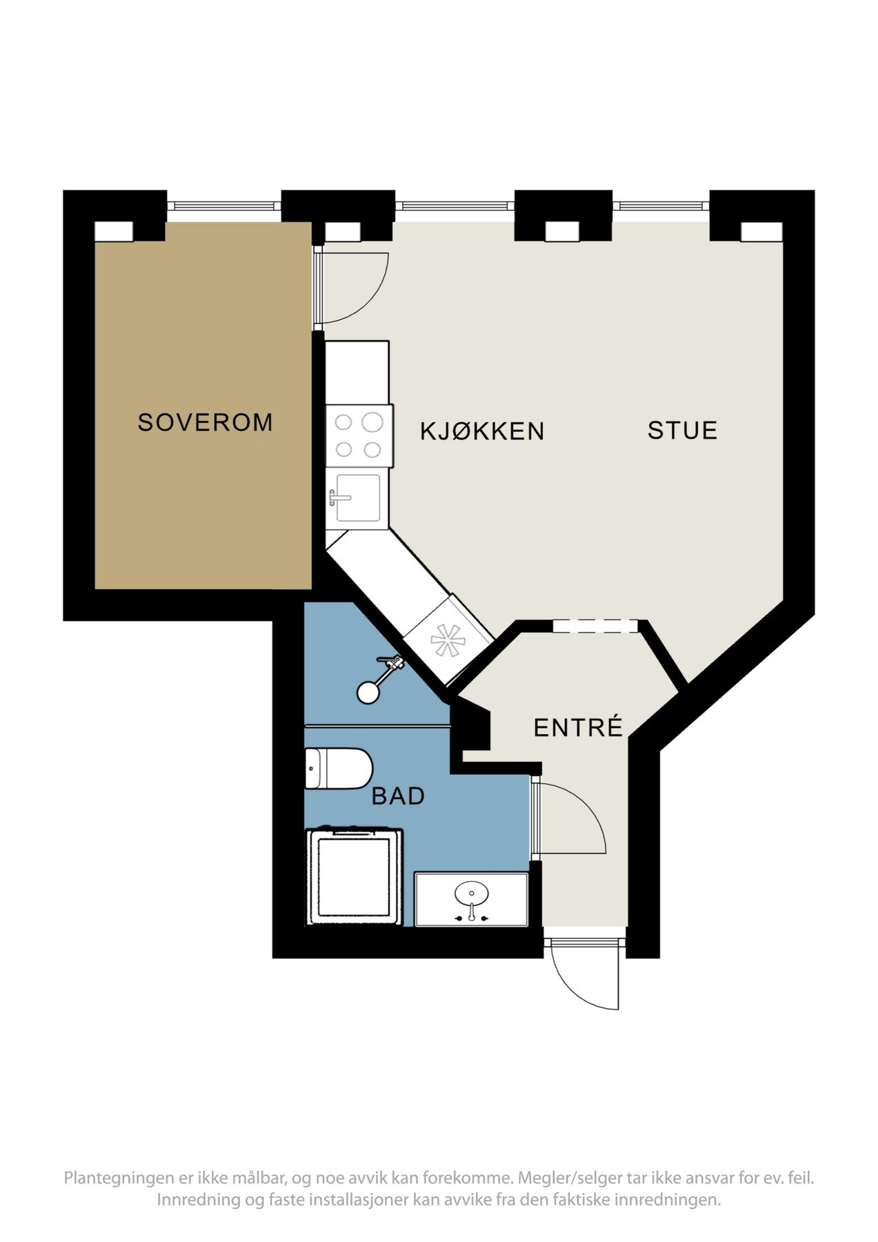 Plantegning Galleribilde