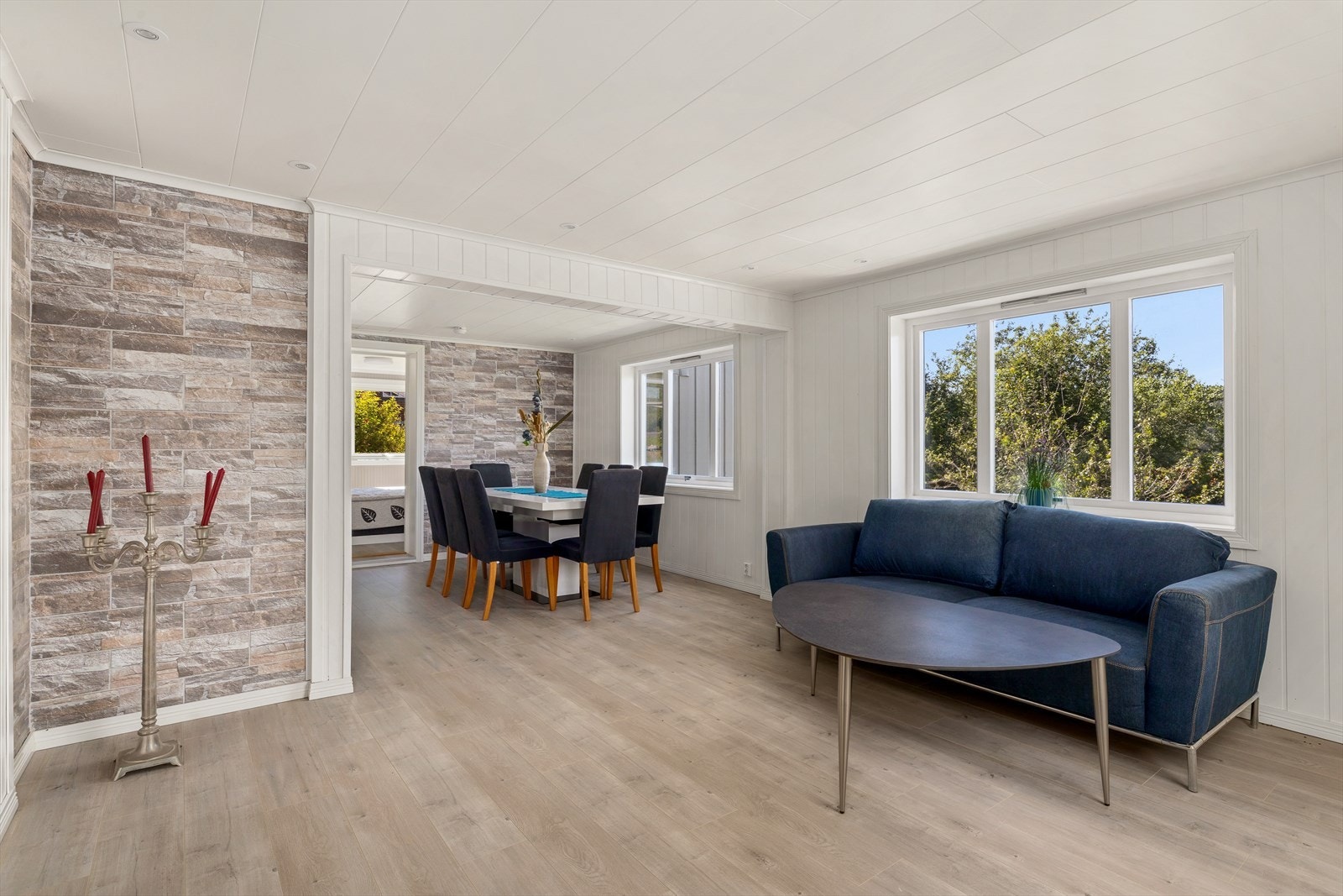 Det er varme i gulv i rommet Galleribilde