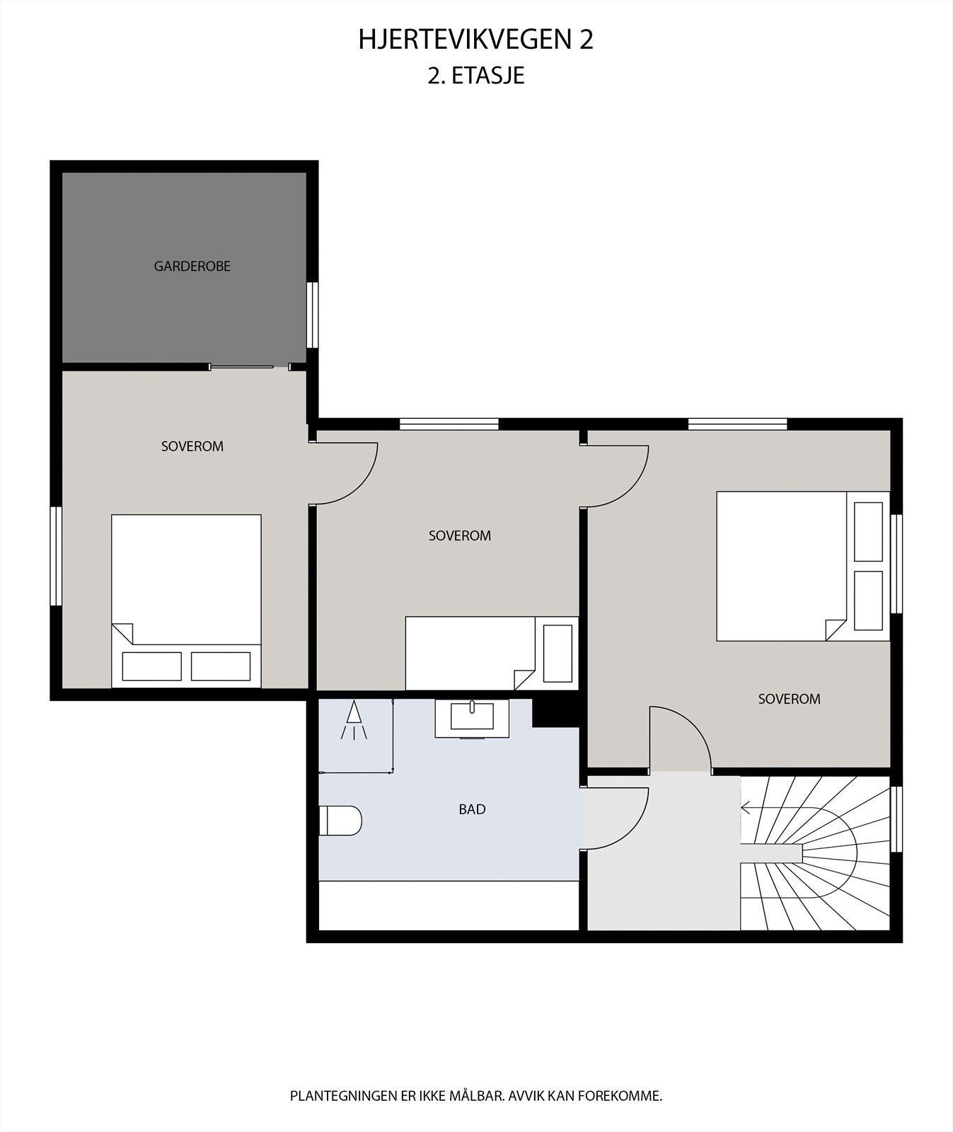 Plantegning 2ETG Galleribilde