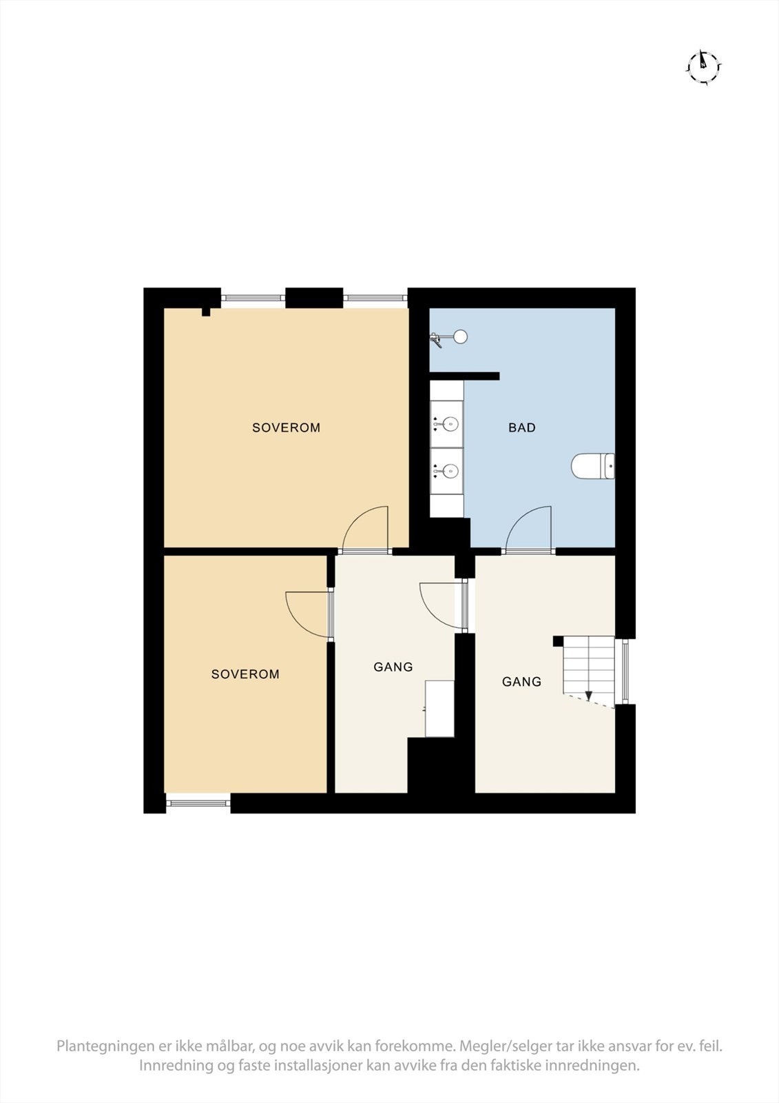 Plantegning kjeller. Galleribilde