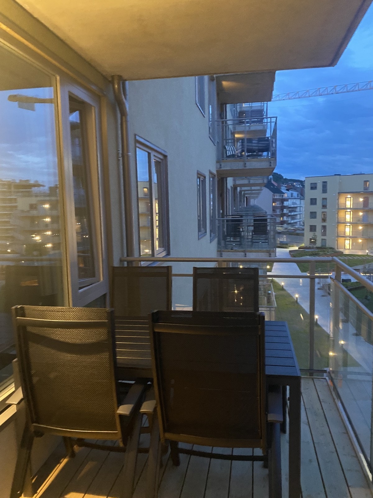 Balkongen er møblert Galleribilde