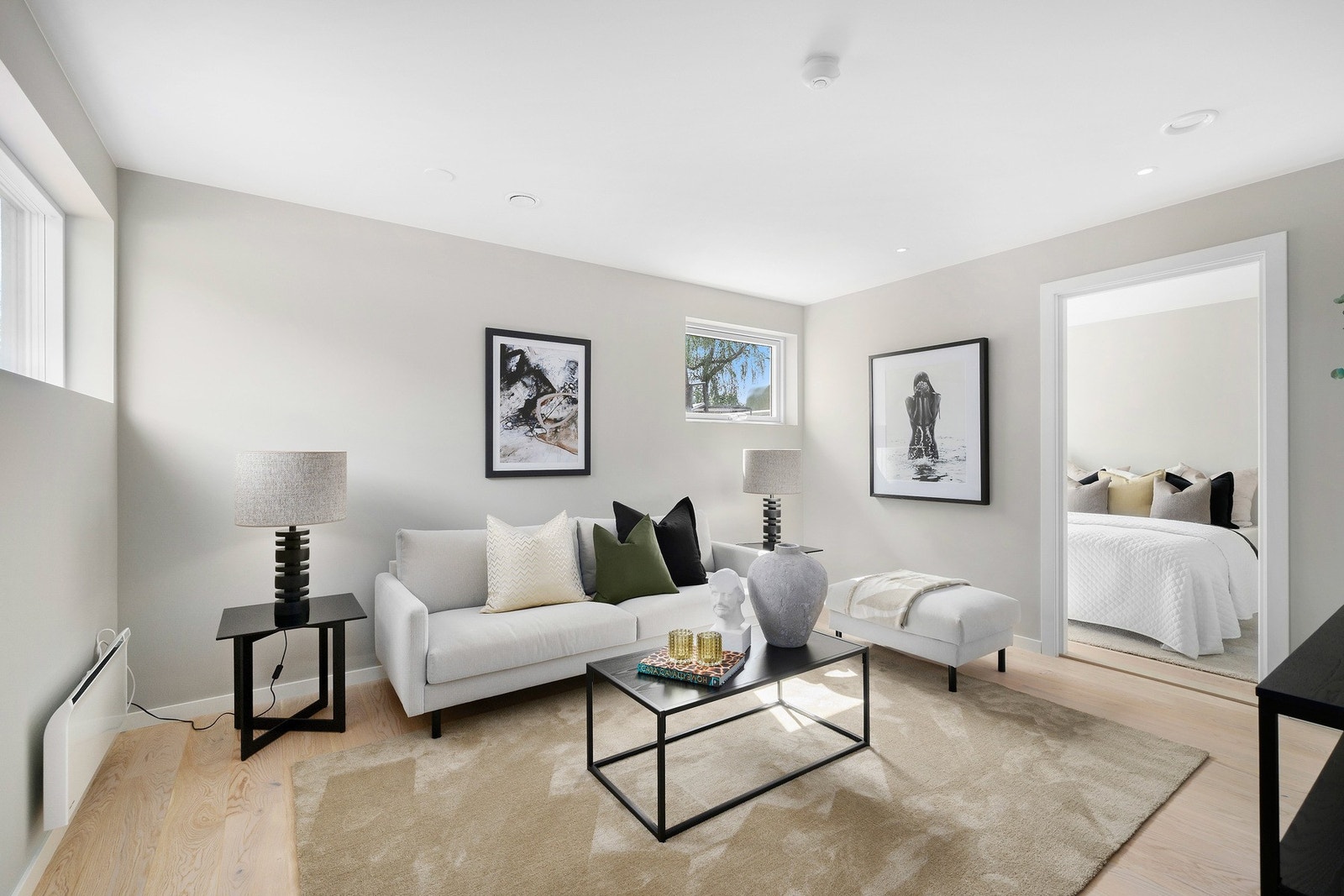 Stue i hybel/ evt. kjellerstue. Galleribilde