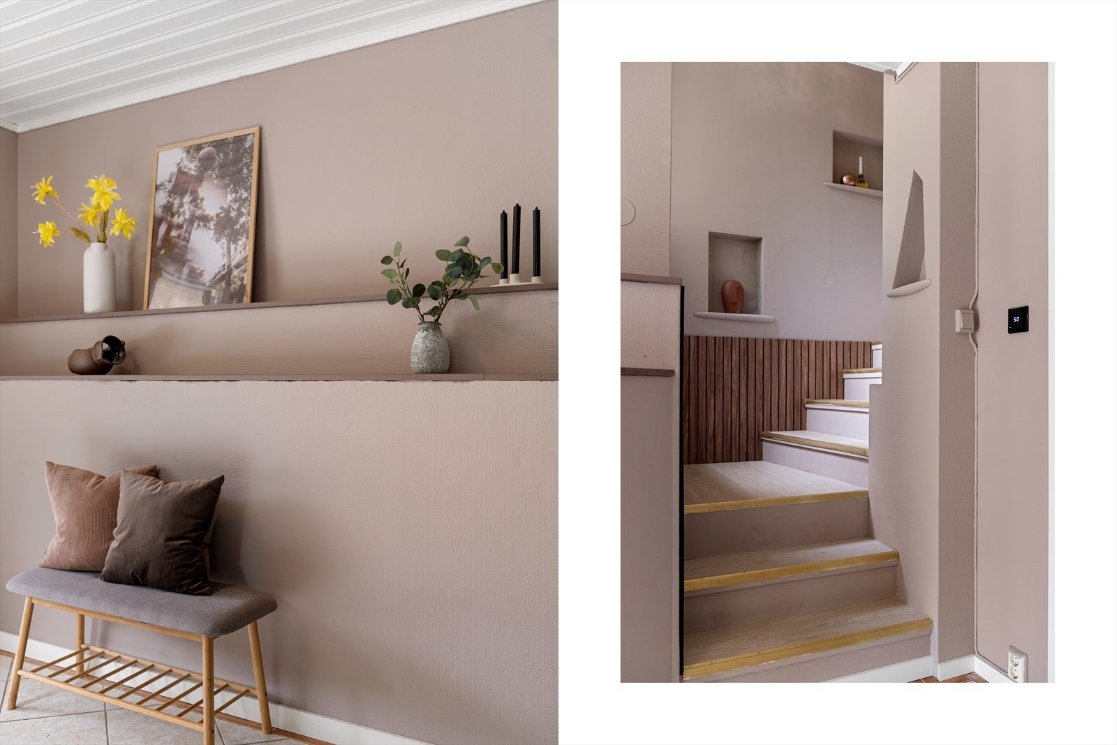 -Entréen måler 12,5 m² - Galleribilde