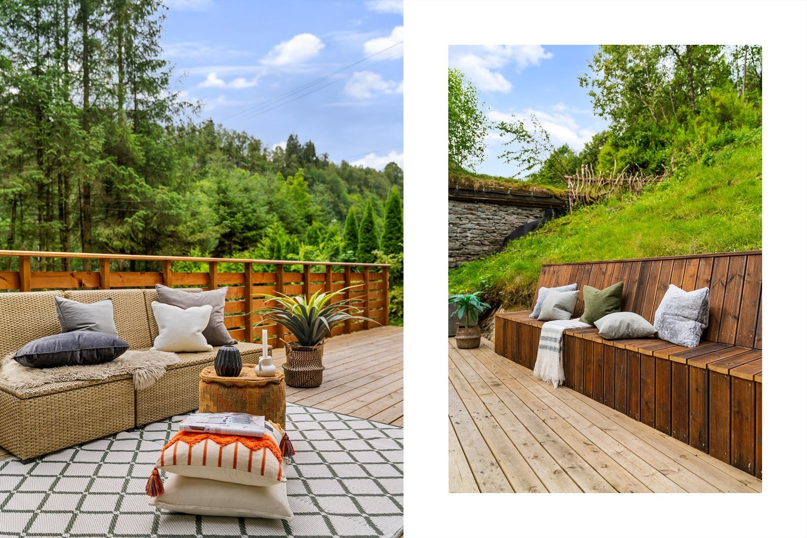 - Boligen har hele 140 m² terrasse- og balkongareal som du og familien din kan boltre dere på! - Galleribilde