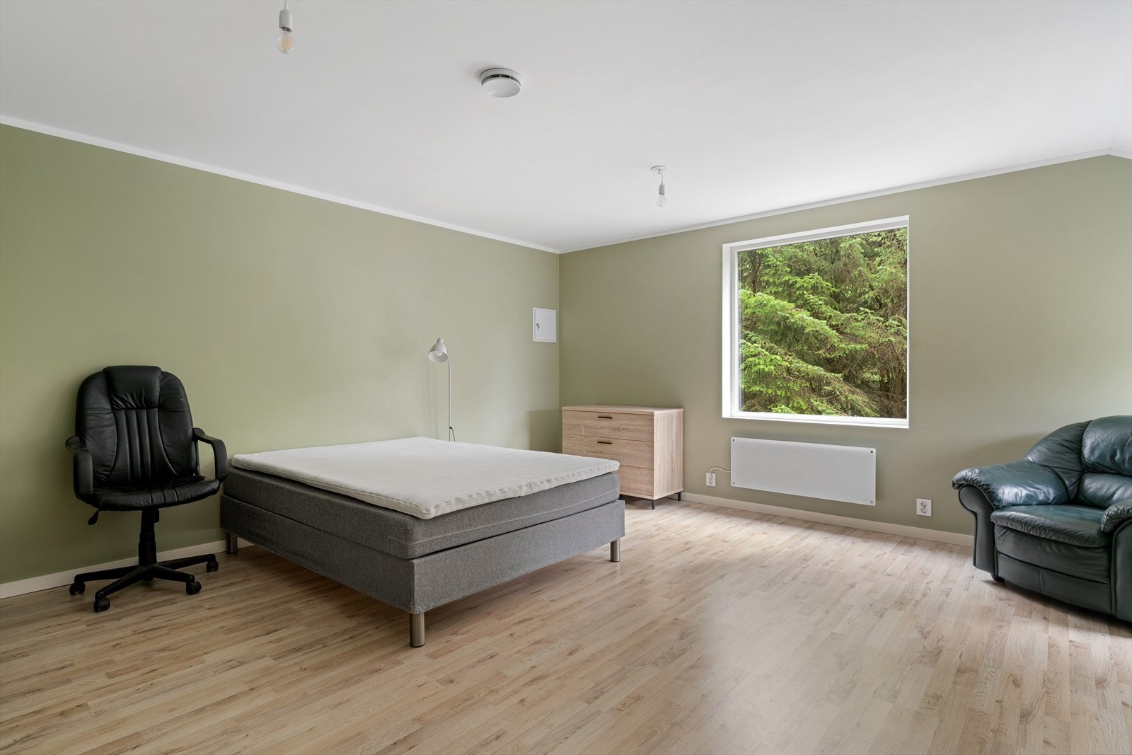 - Stue innredet som soverom på 24m² - Galleribilde