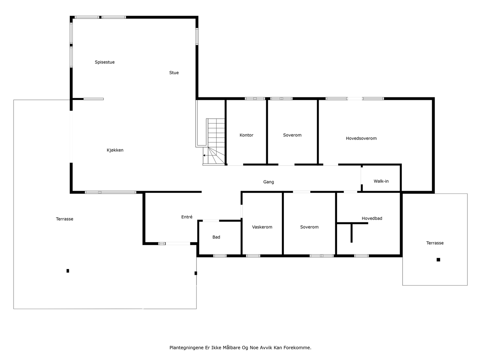 Plantegning - 1.etasje Galleribilde