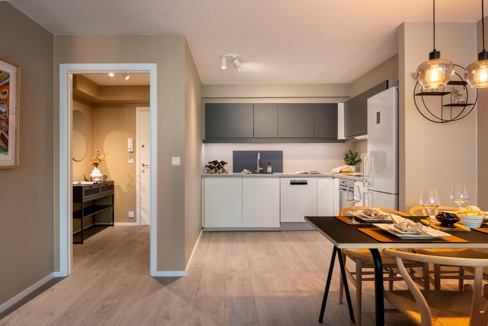 Kjøkkenet fikk ny innredning i 2022. Galleribilde