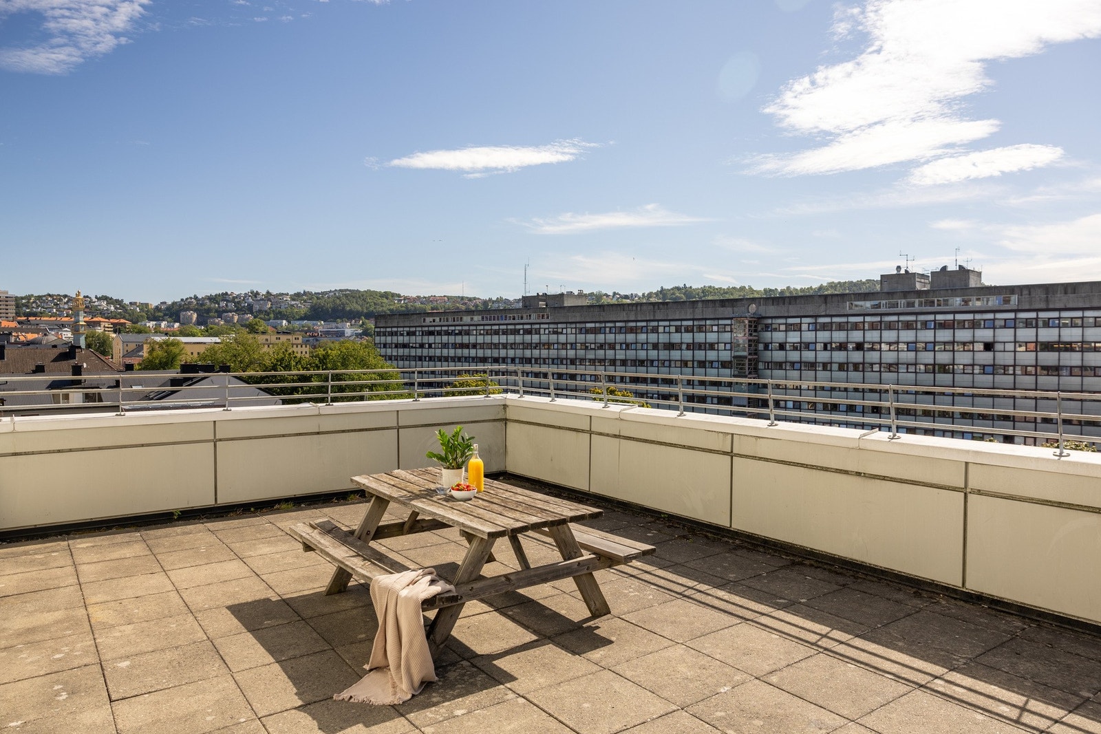 Sameiet har en fantastisk felles takterrasse. Galleribilde