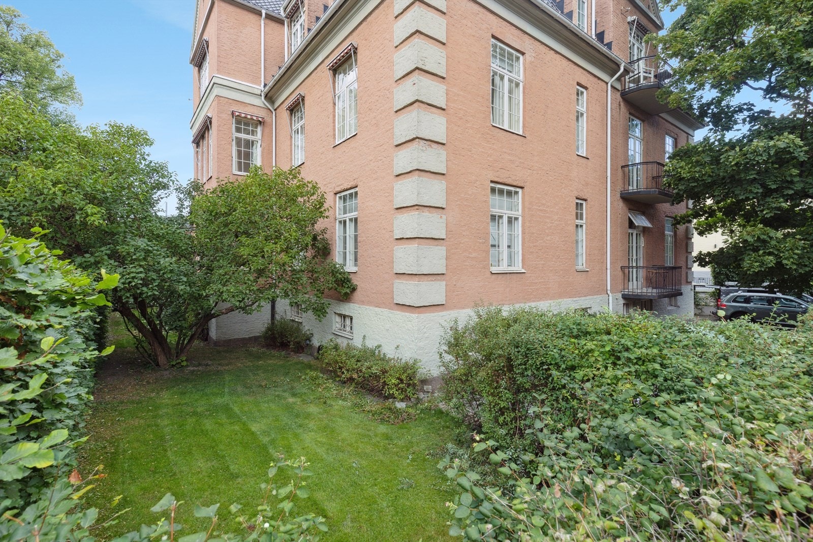 Sameiet har en felles hage til glede for beboerne. Galleribilde