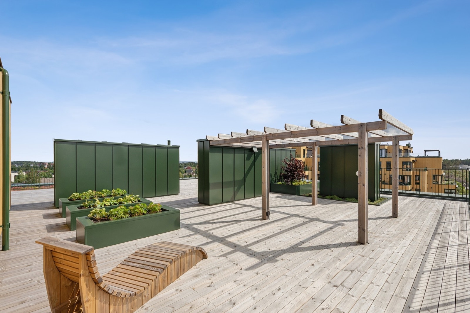 Fra takterrassen har du nydelig utsikt over byen! Galleribilde