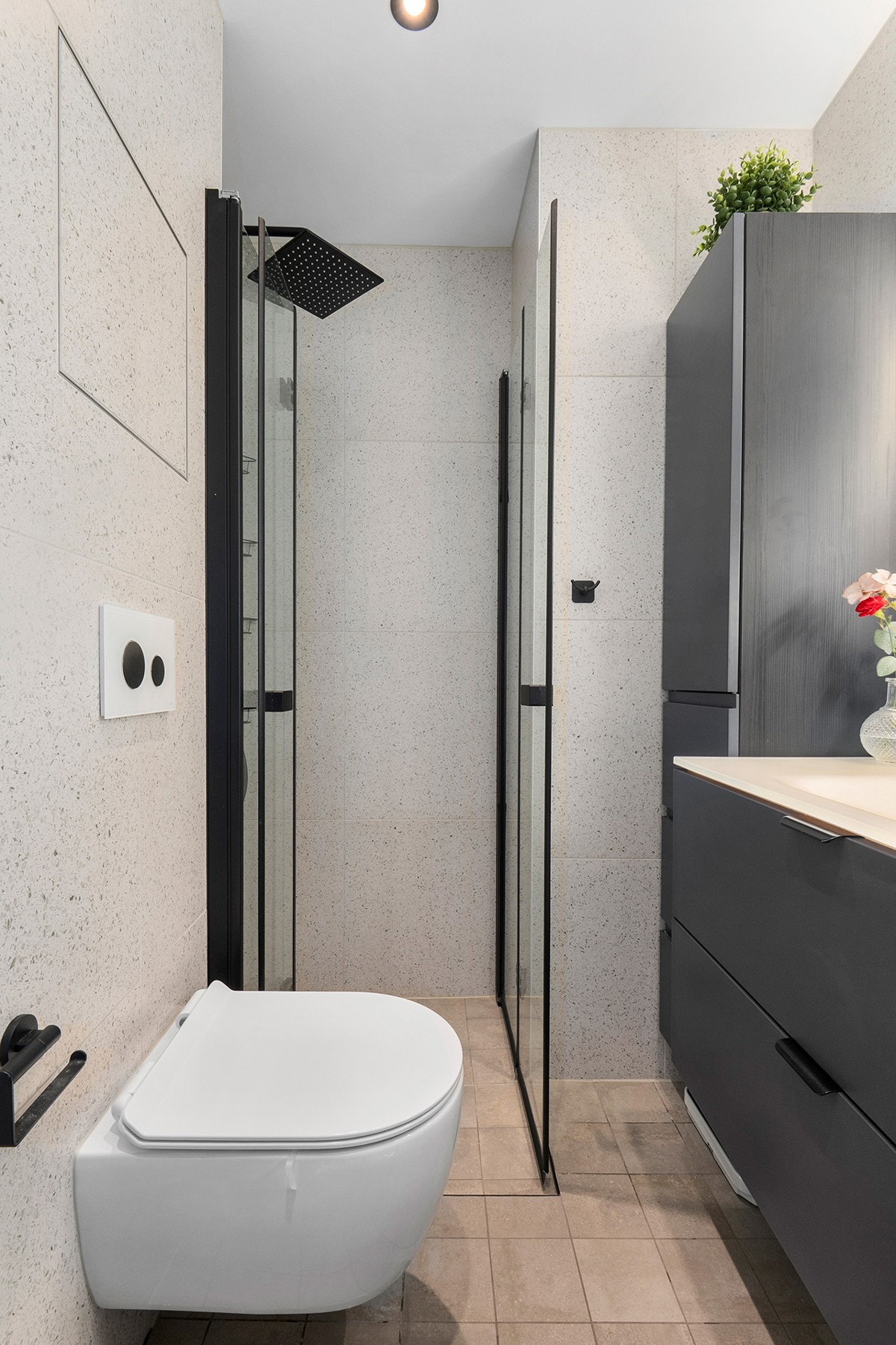 Baderom ble totalrehablitert i regi av borettslaget i 2021 Galleribilde