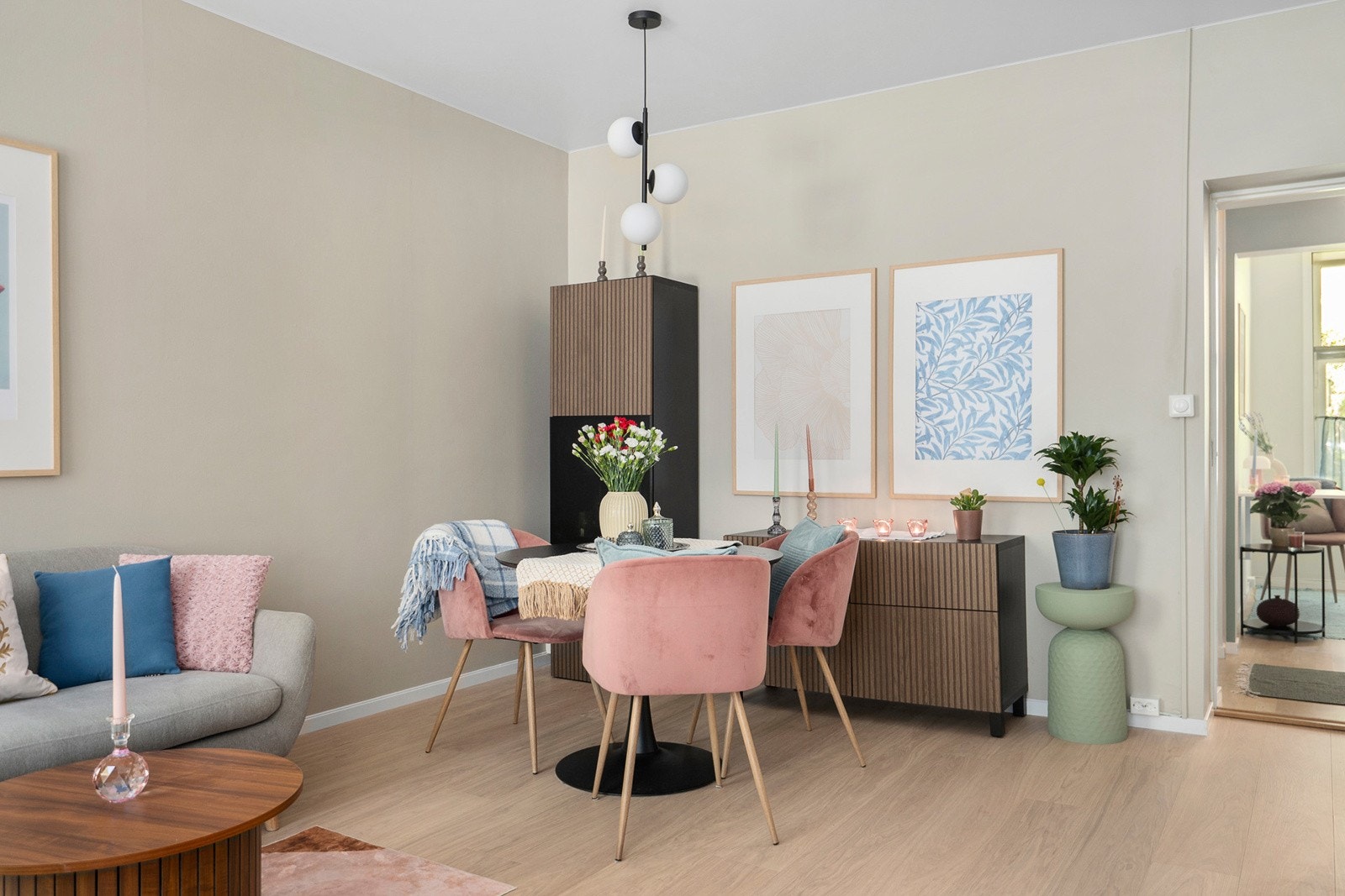 Alle veggflater utenom soverom har blitt malt i 2025 Galleribilde