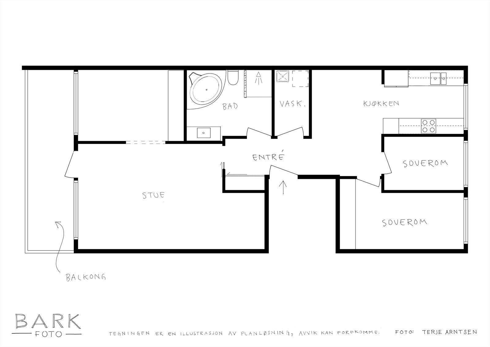 Plantegning. Galleribilde