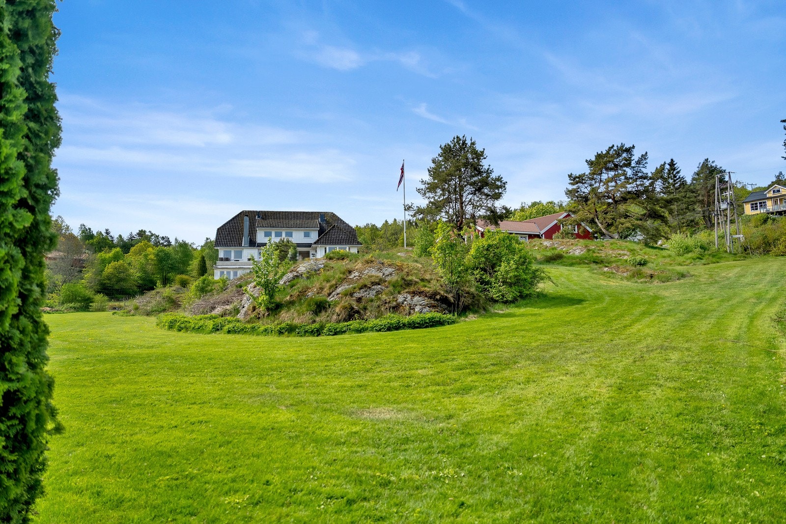 Mye gressplen på eiendommen Galleribilde