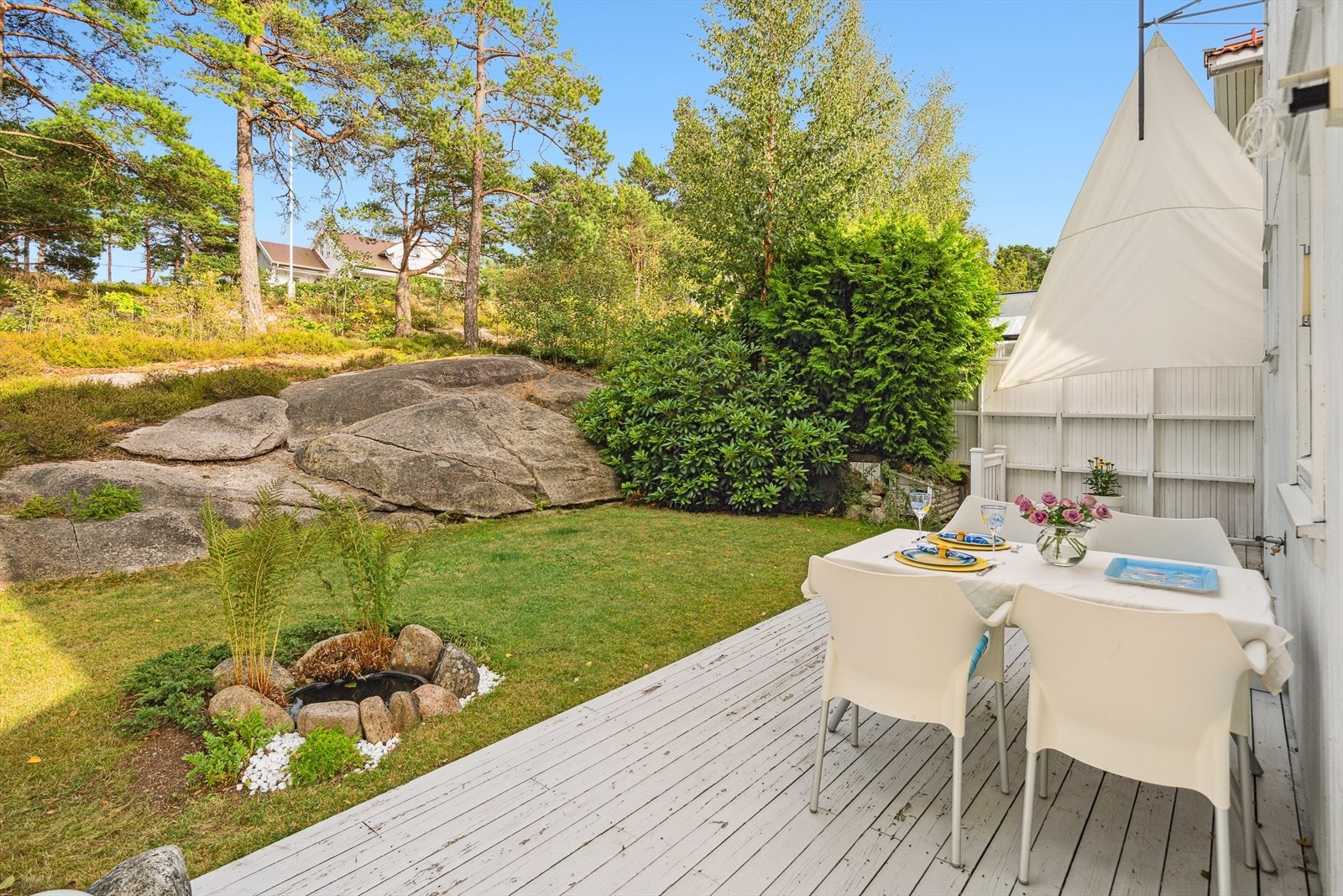 Grenser til friareal. Galleribilde