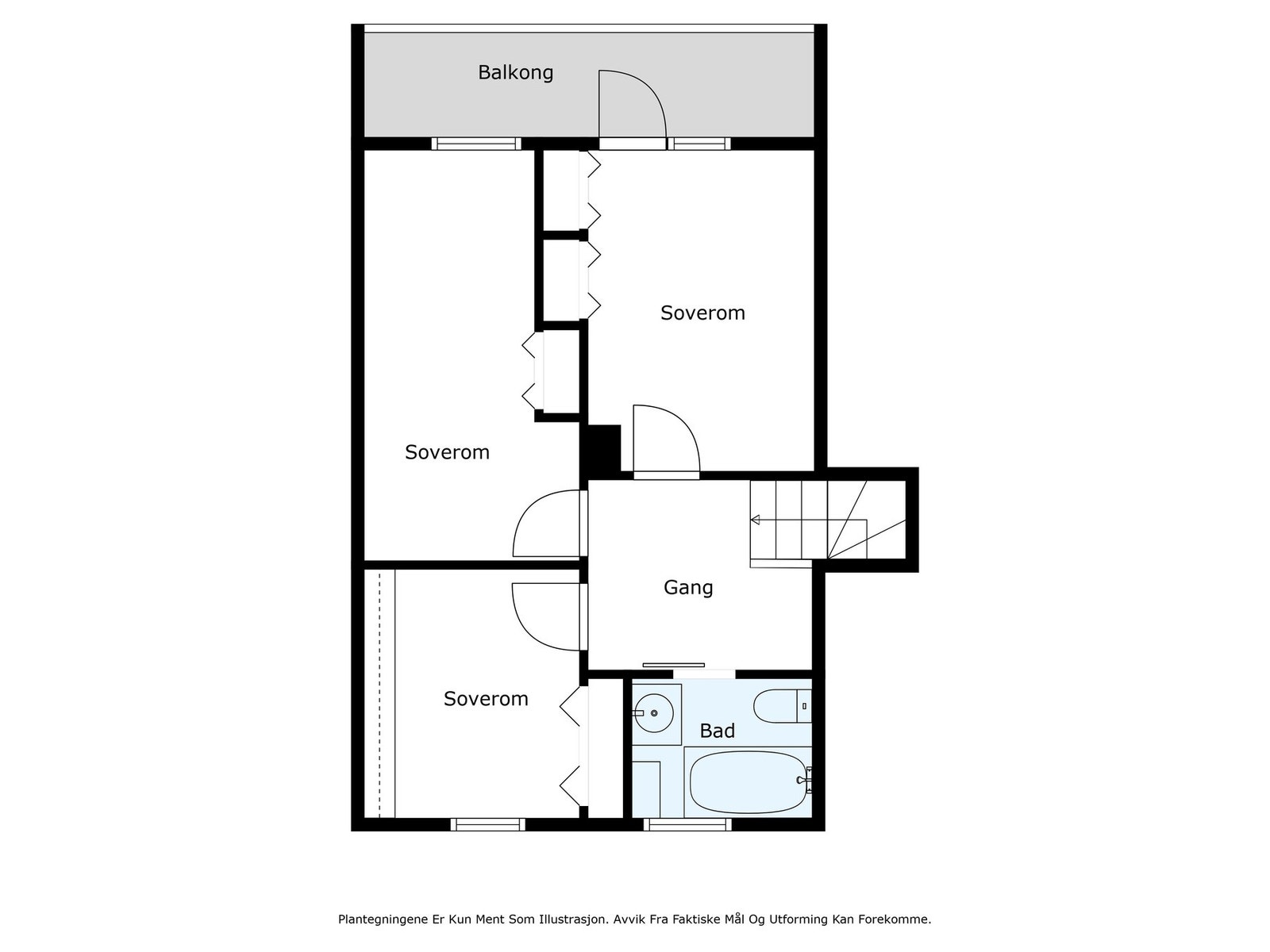 Plantegning 2 Etasje Galleribilde