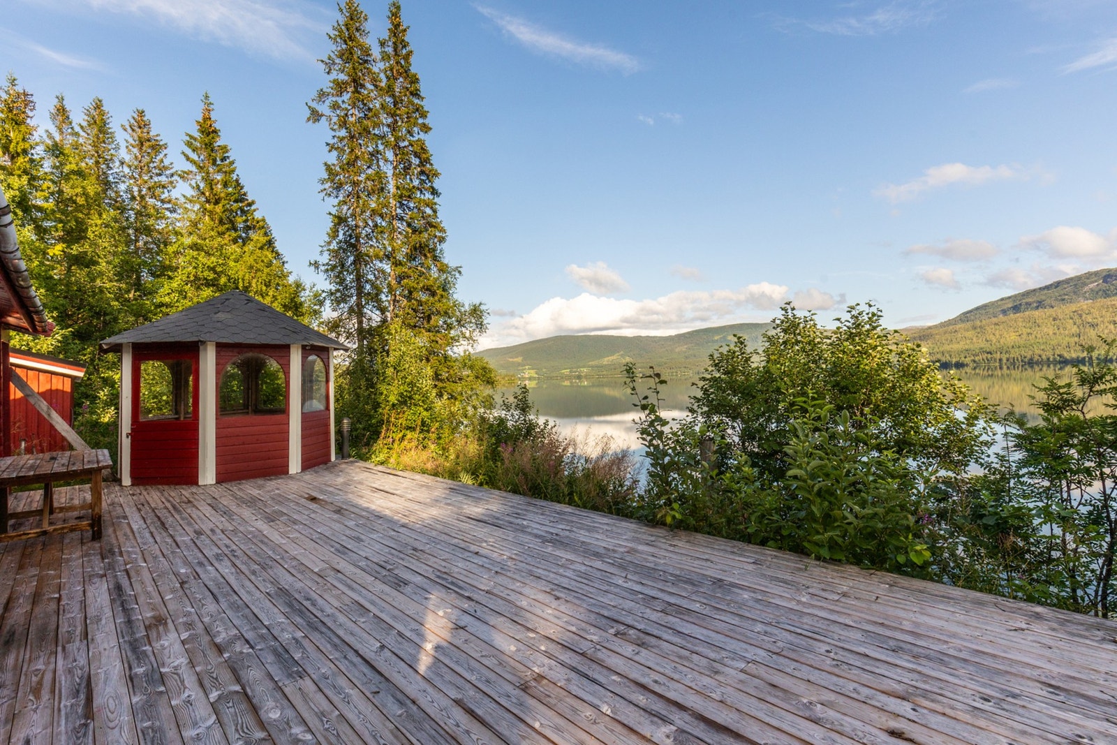 Her får du svært gode solforhold gjennom hele dagen Galleribilde