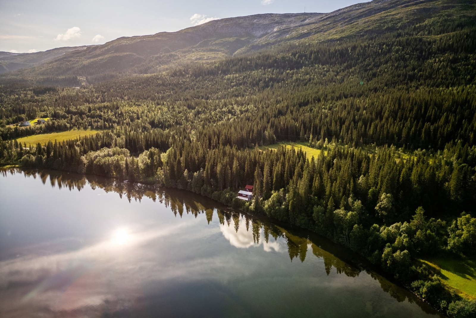 Fra hytten er det en kort kjøretur til Mosjøen, Sandessjøen og Korgen med en rekke butikker og servicetilbud Galleribilde