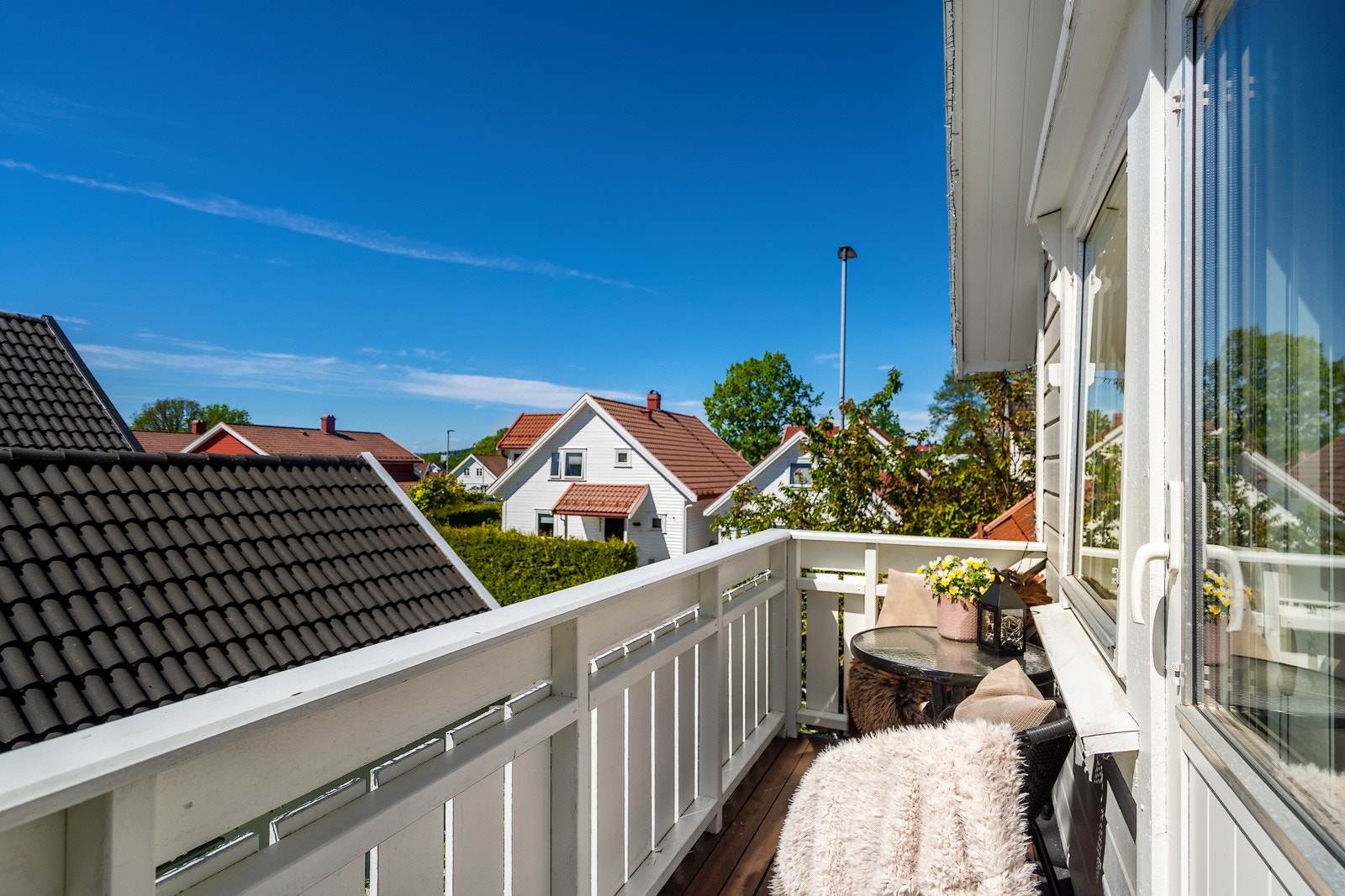 Vestvendt balkong Galleribilde