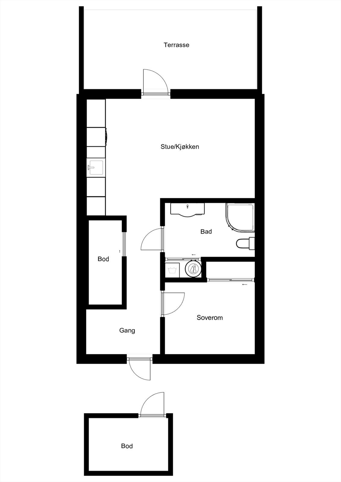 - Plantegning - Galleribilde